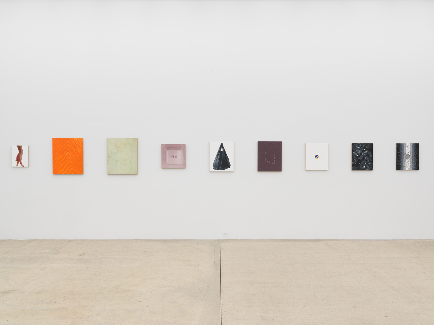 Installation view, Alex Kwartler: Off-Peak, Magenta Plains, New York, NY, 2026