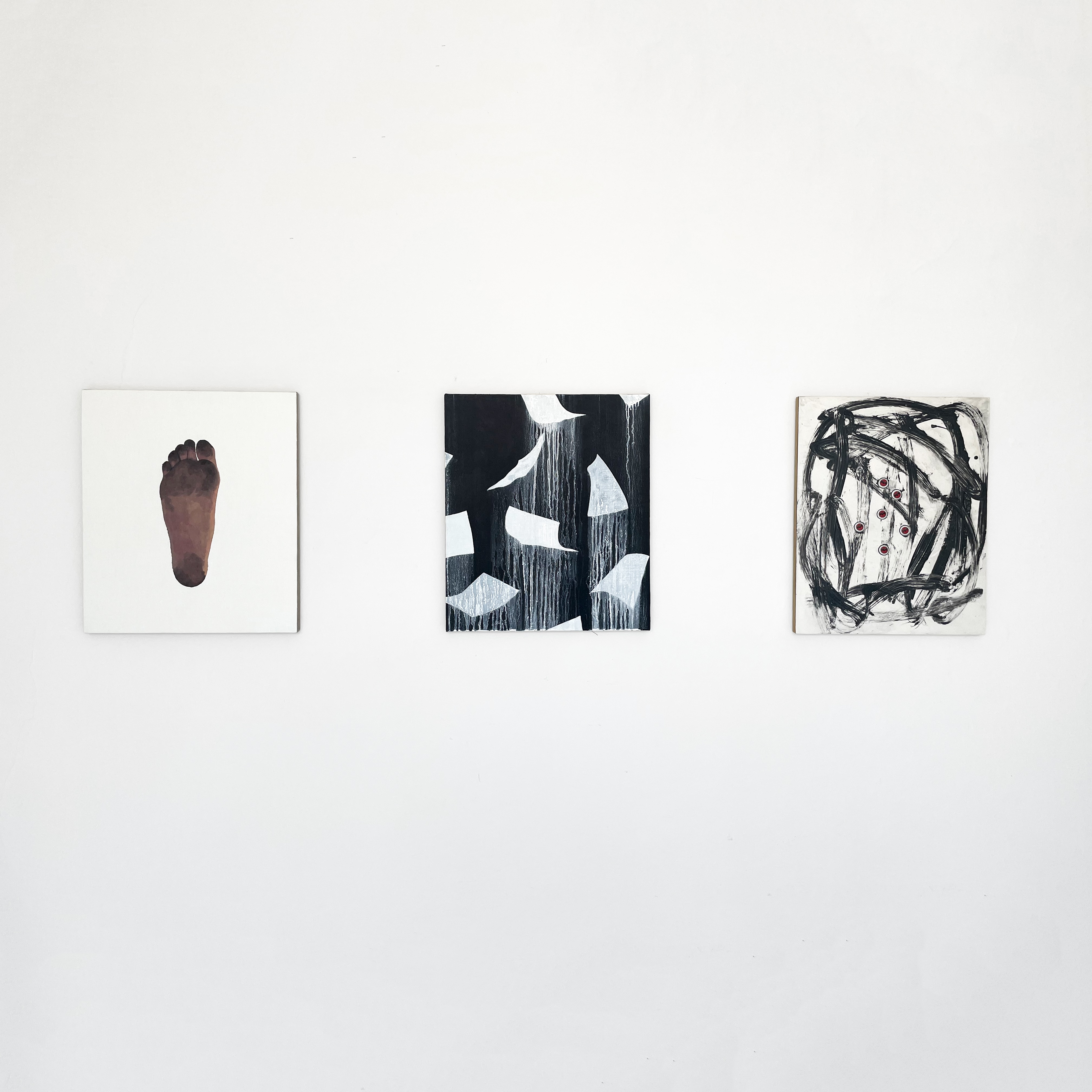 Installation view, Parapet / Real Humans, St. Louis, MO, 2024