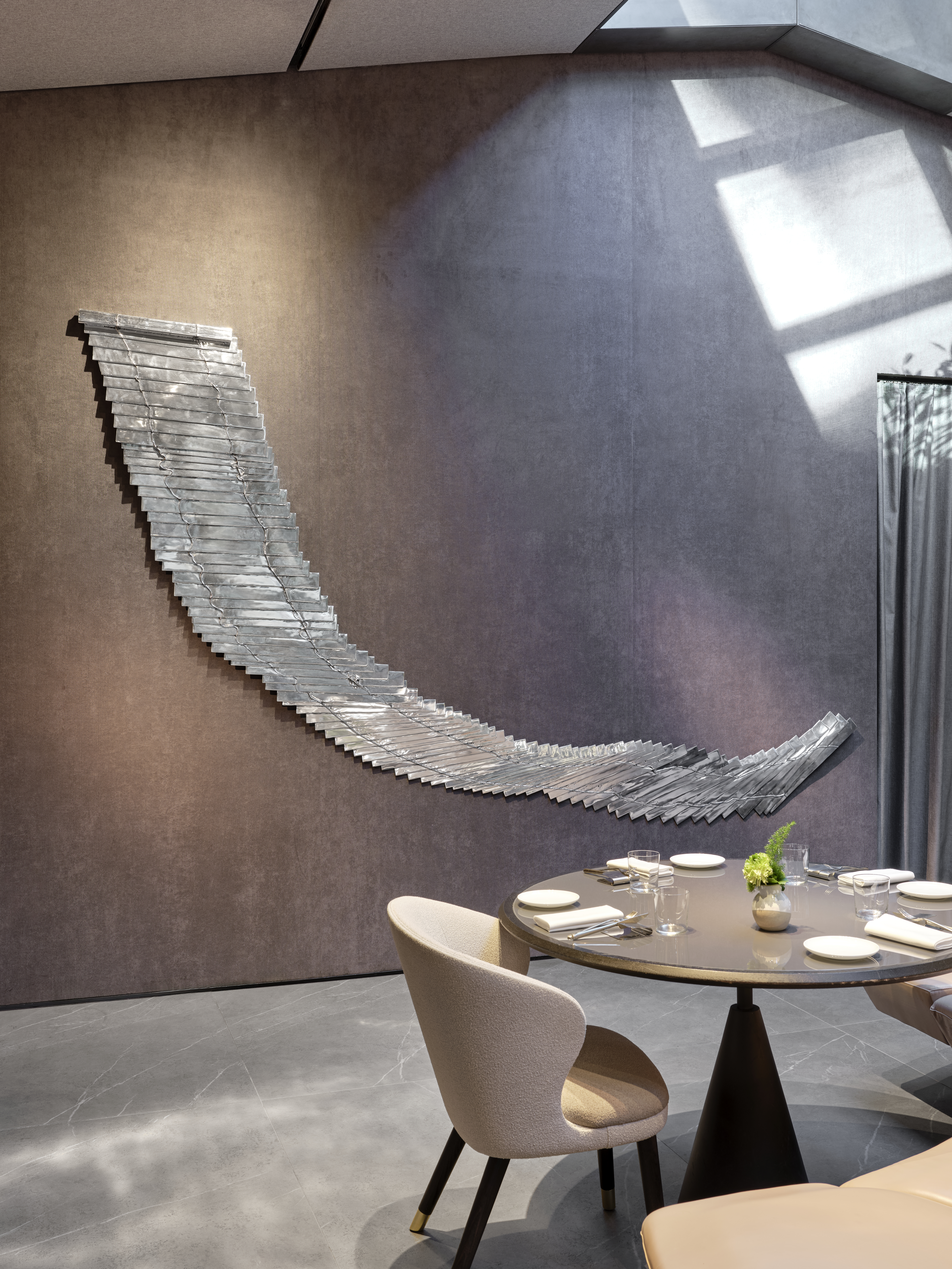 Installation view, Core Club, New York, NY, 2025. Photograph by Leandro Justen.