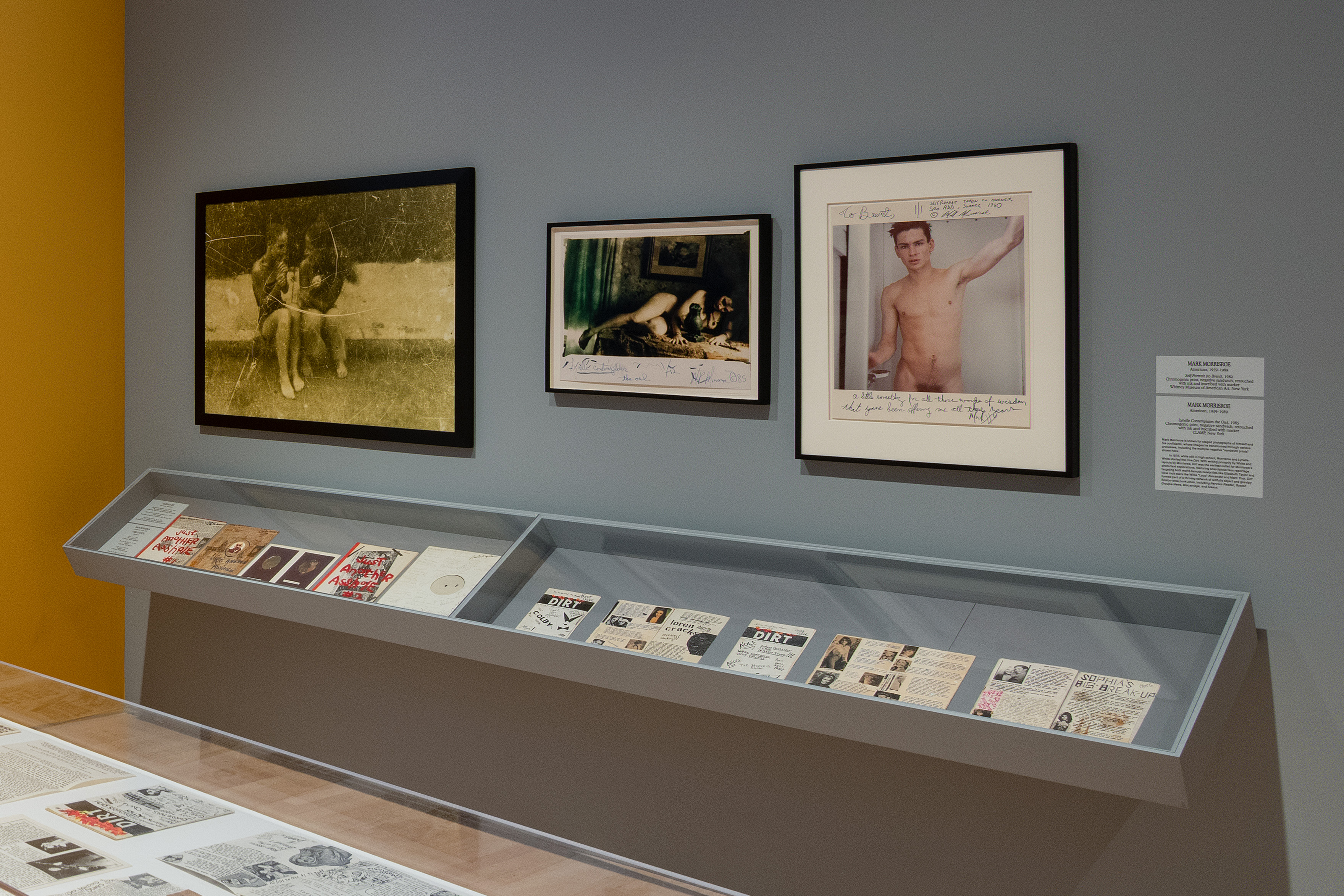 Installation view, Copy Machine Manifestos: Artists Who Make Zines, Brooklyn Museum, Brooklyn, NY, 2024. Photo: Danny Perez. Courtesy of the Brooklyn Museum.