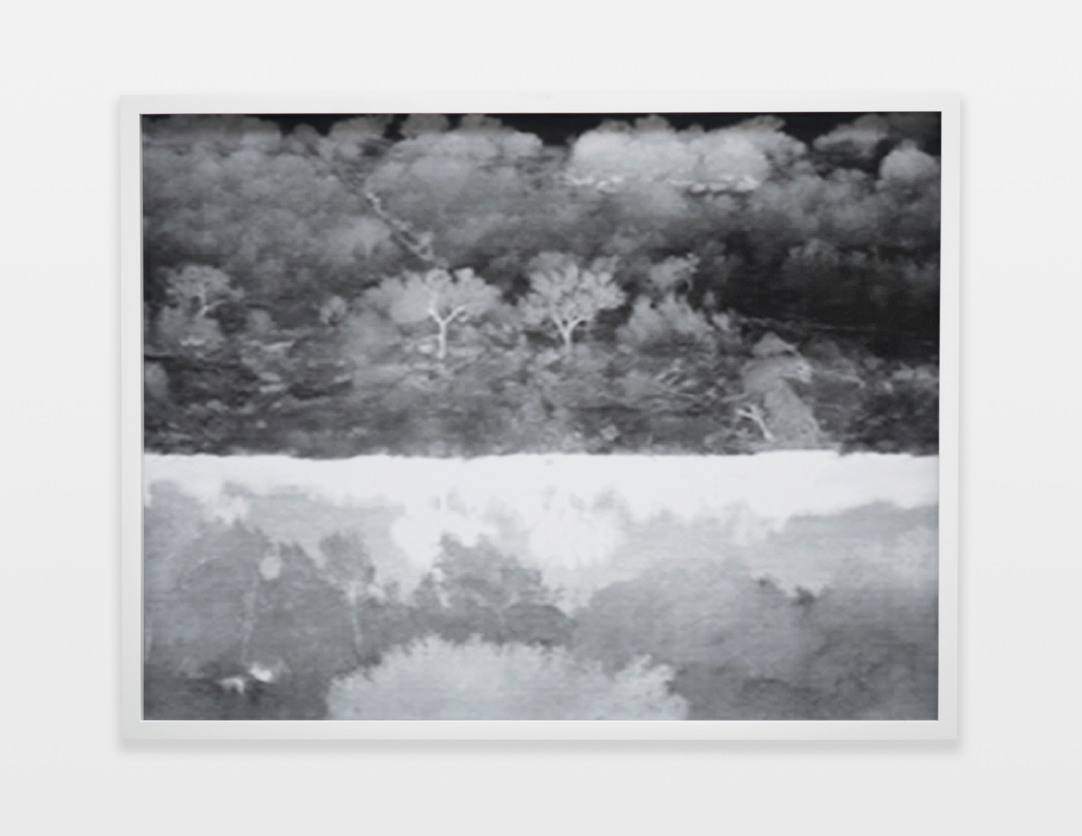 Barbara Ess, Reflection [Surveillance Series], 2011/2019, archival pigment print, 20h x 26.38w in.