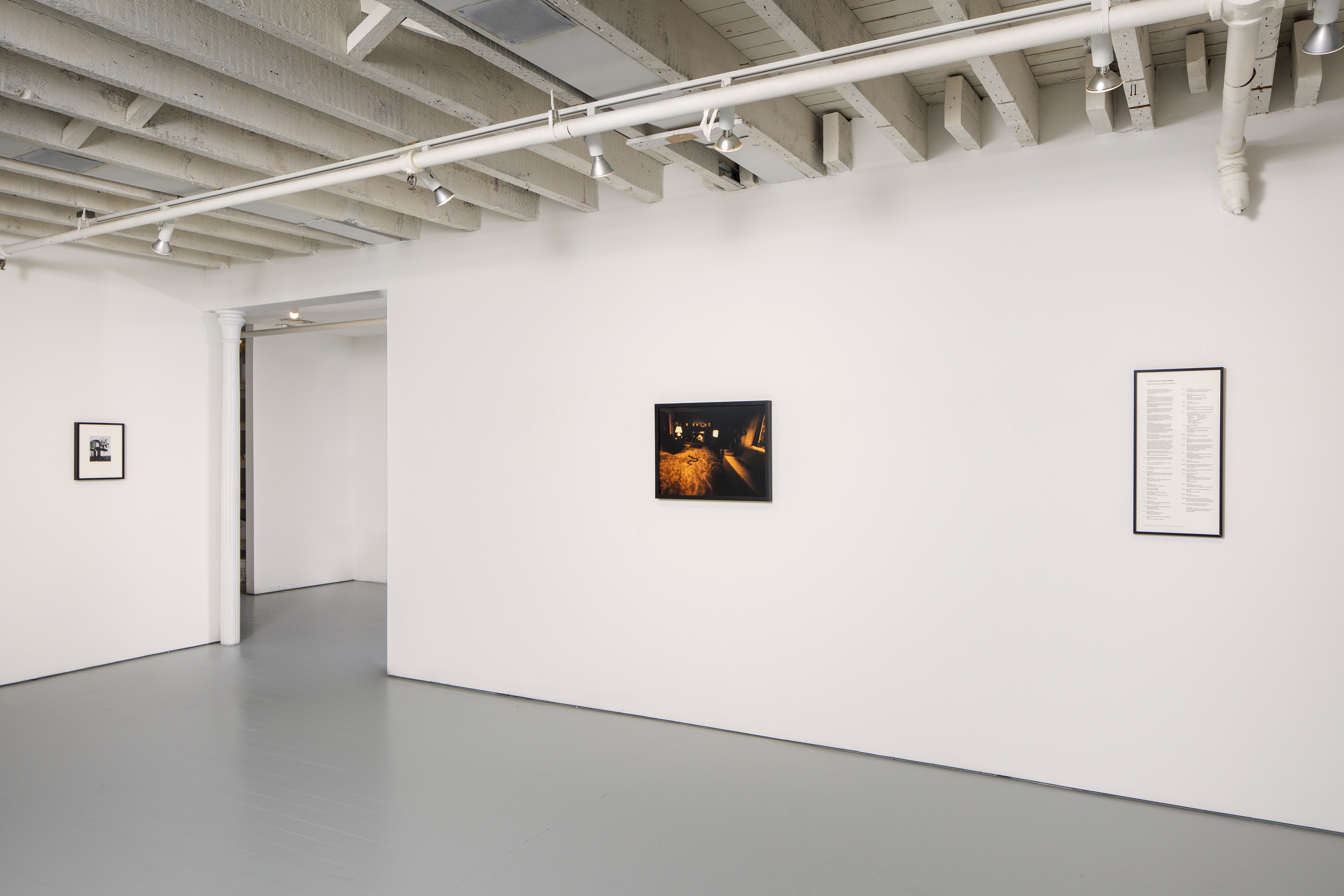 Installation view, On Television, carriage trade, New York, NY, 2025