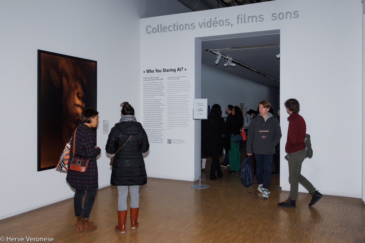 Installation view, Who You Staring At: Culture visuelle de la scène no wave des années 1970 et 1980, The Centre Pompidou, Paris, FR