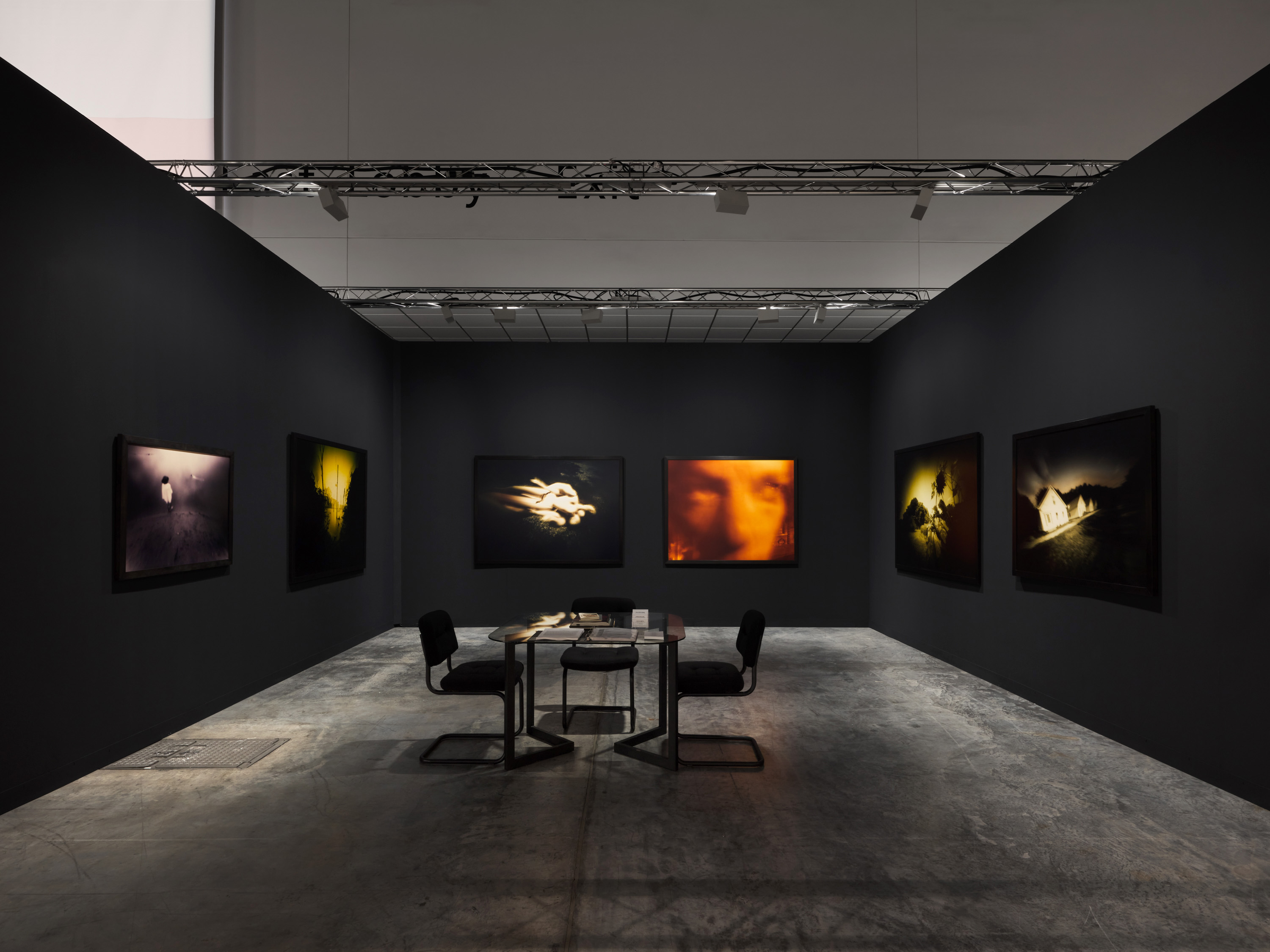 Installation view, Barbara Ess: Fugitive Enigma, Art Basel Miami Beach, Miami, FL, 2022