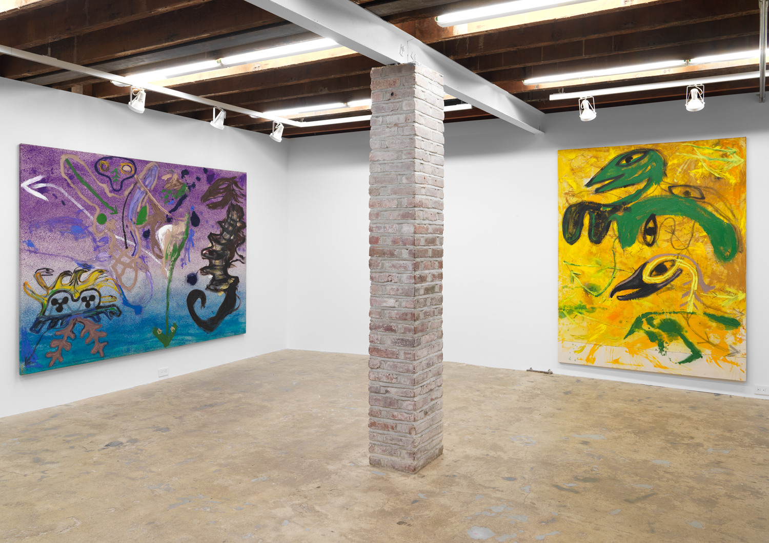 Installation view, Neptune's Machine, Magenta Plains, New York, NY, 2019