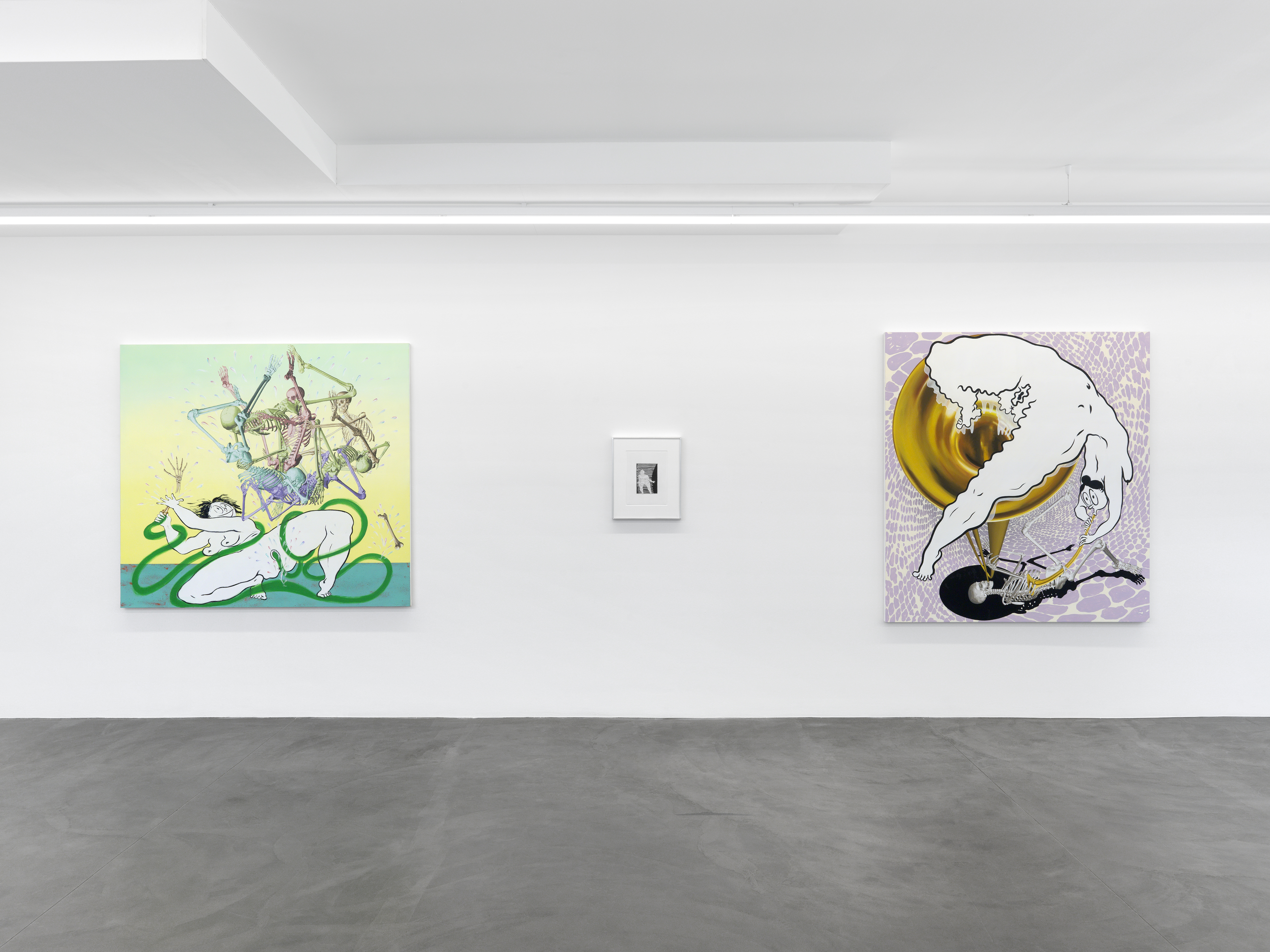 Installation view, Fatebe: Ebecho Muslimova, Galerie Maria Bernheim, Zürich, Switzerland, 2020