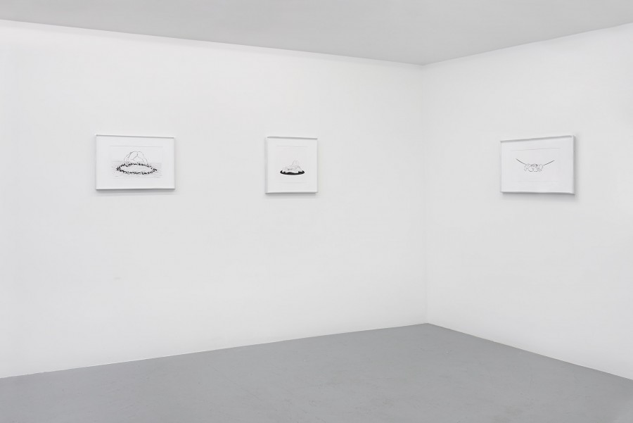 Installation view, Ebecho Muslimova, ROOM EAST, New York, NY, 2015