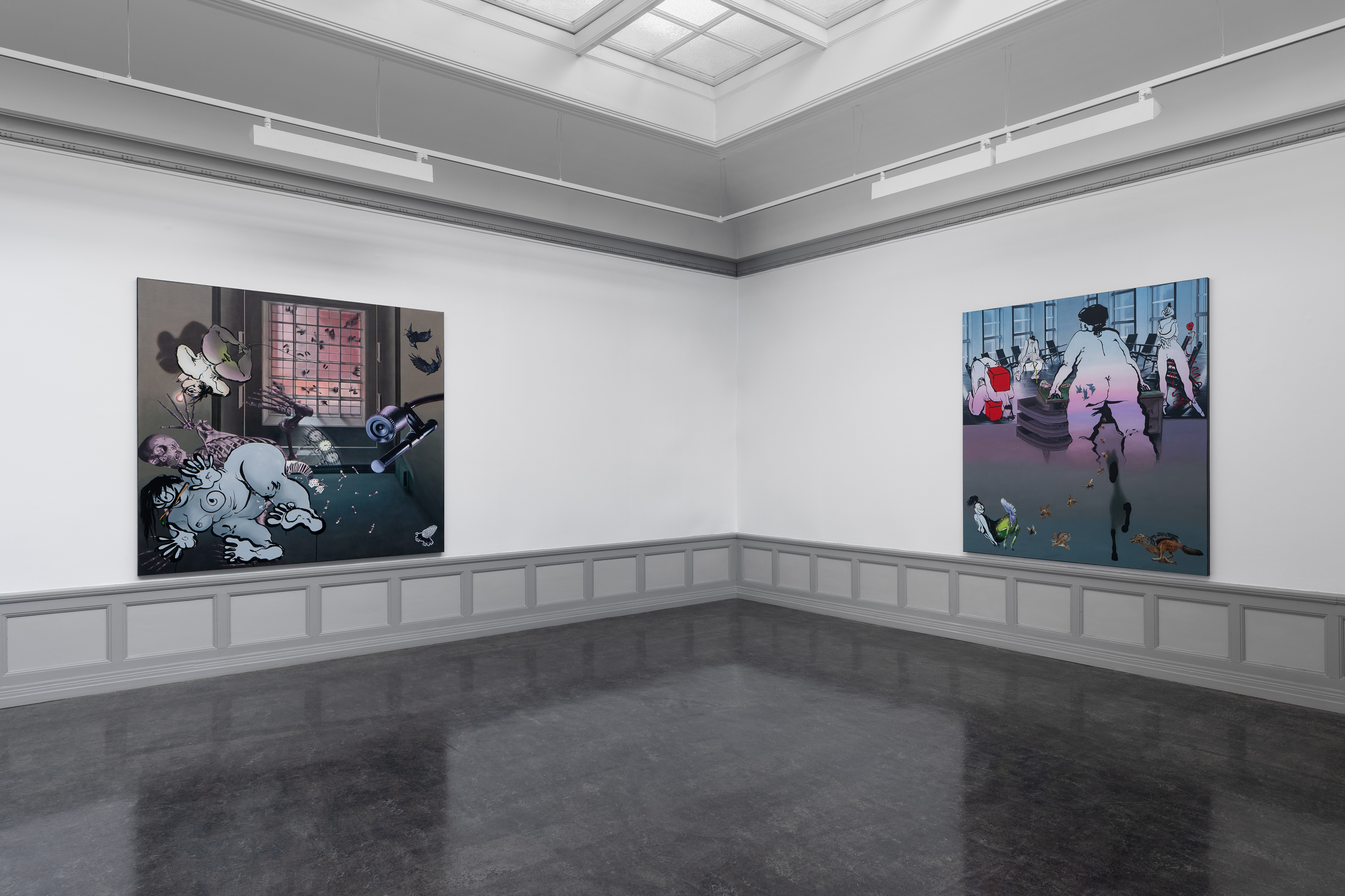 Installation view, Ebecho Muslimova: Fatebe Shadows, Kuntshall Stavanger, NO 2025. Photo: Erik Sæter Jørgensen. Image courtesy of Kunsthall Stavanger.