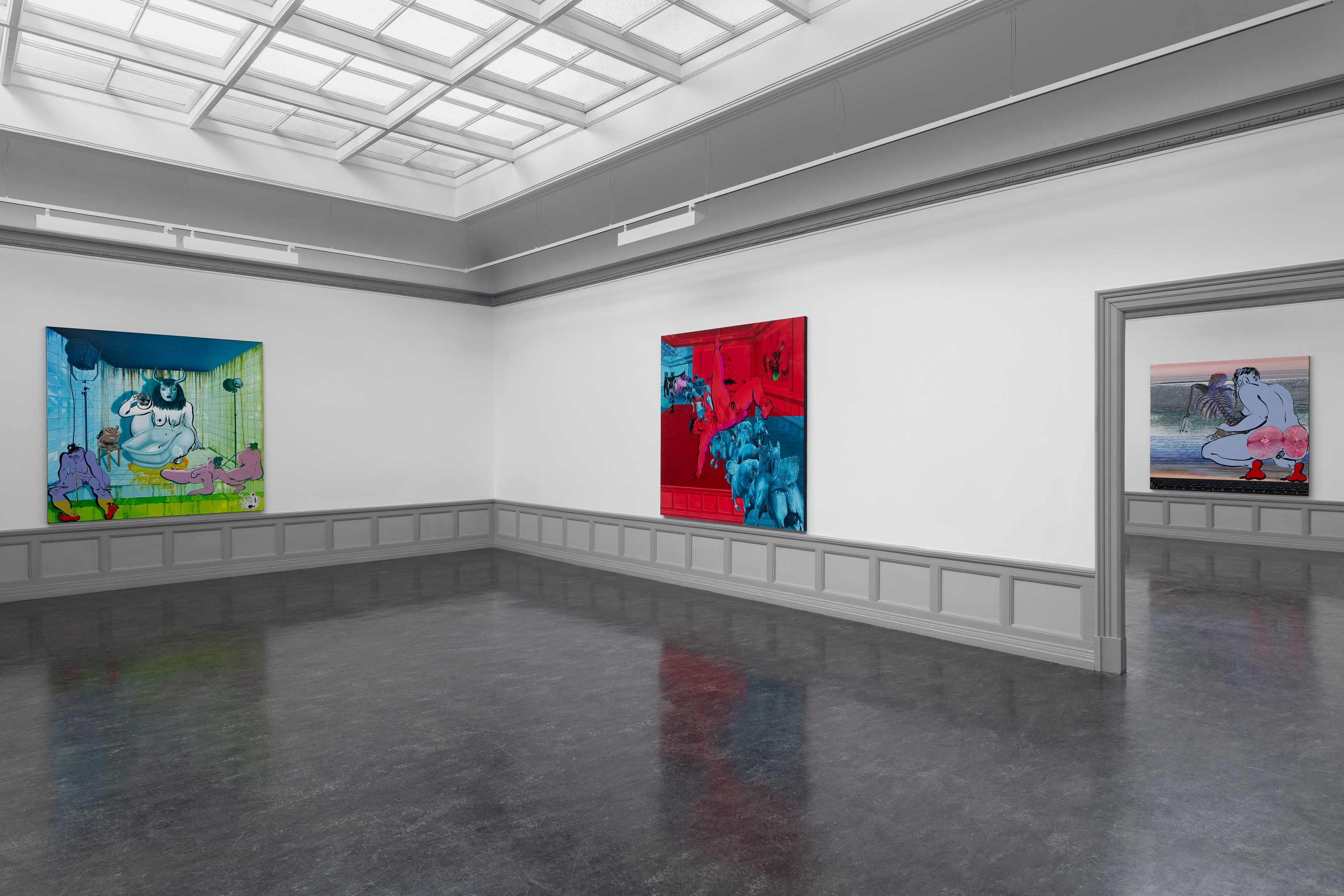 Installation view, Ebecho Muslimova: Fatebe Shadows, Kuntshall Stavanger, NO 2025. Photo: Erik Sæter Jørgensen. Image courtesy of Kunsthall Stavanger.