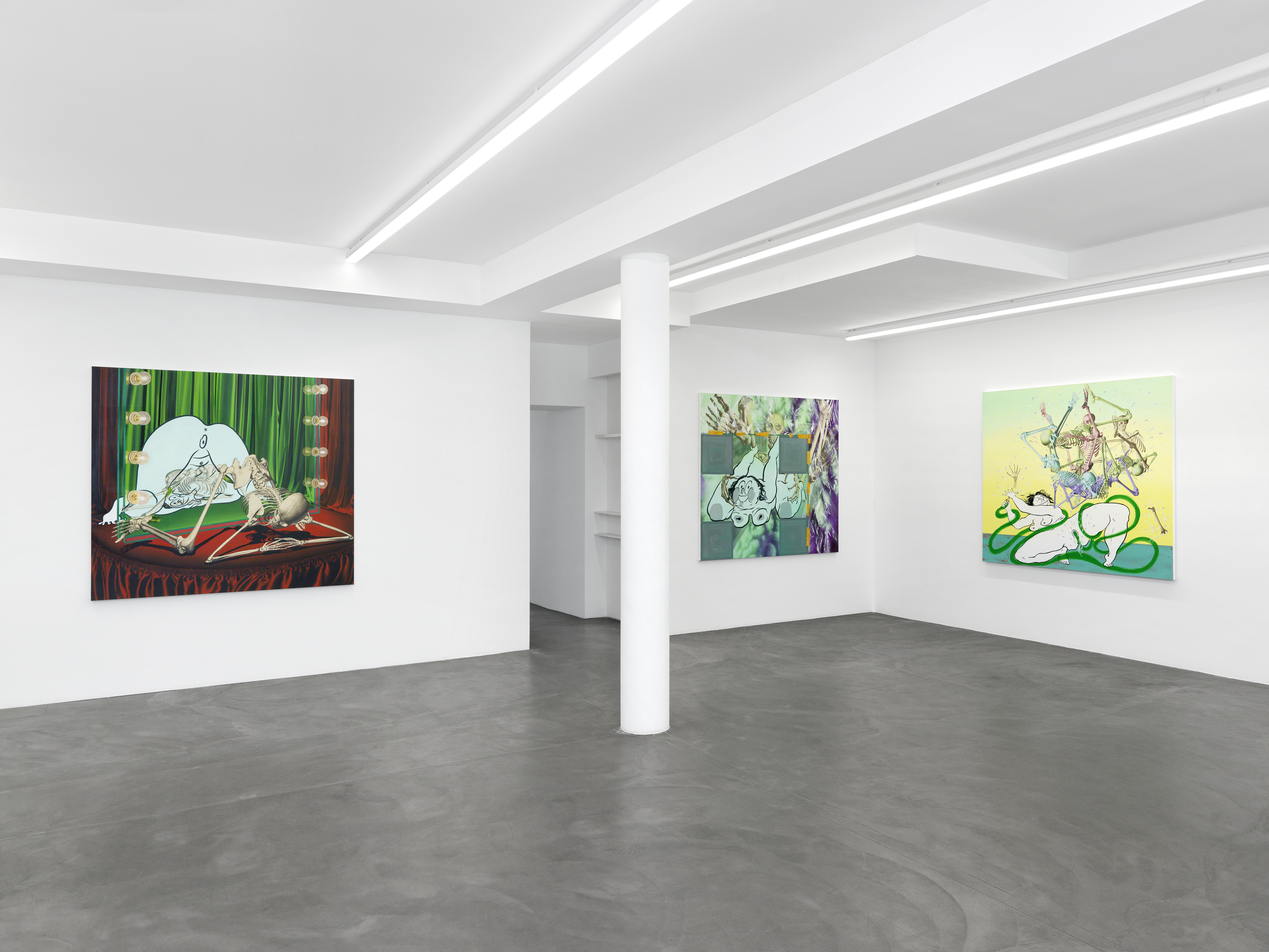 Installation view, Ebecho Muslimova: Fatebe, Galerie Maria Bernheim, Zürich, CH, 2020