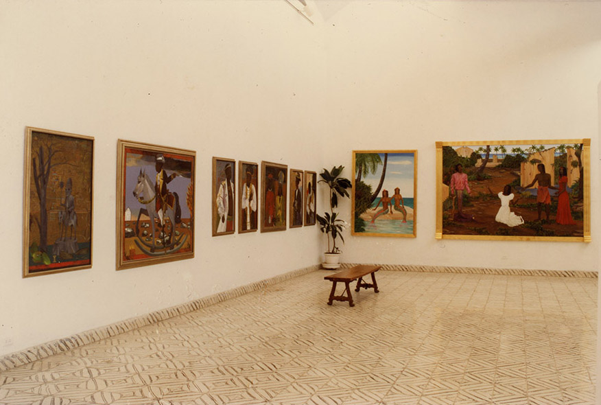 Installation view, Paul Claude Gardère et Edouard Duval-Carrié, Musee d'Art Haitien du College St. Pierre, Port-au-Prince, HT, 1983