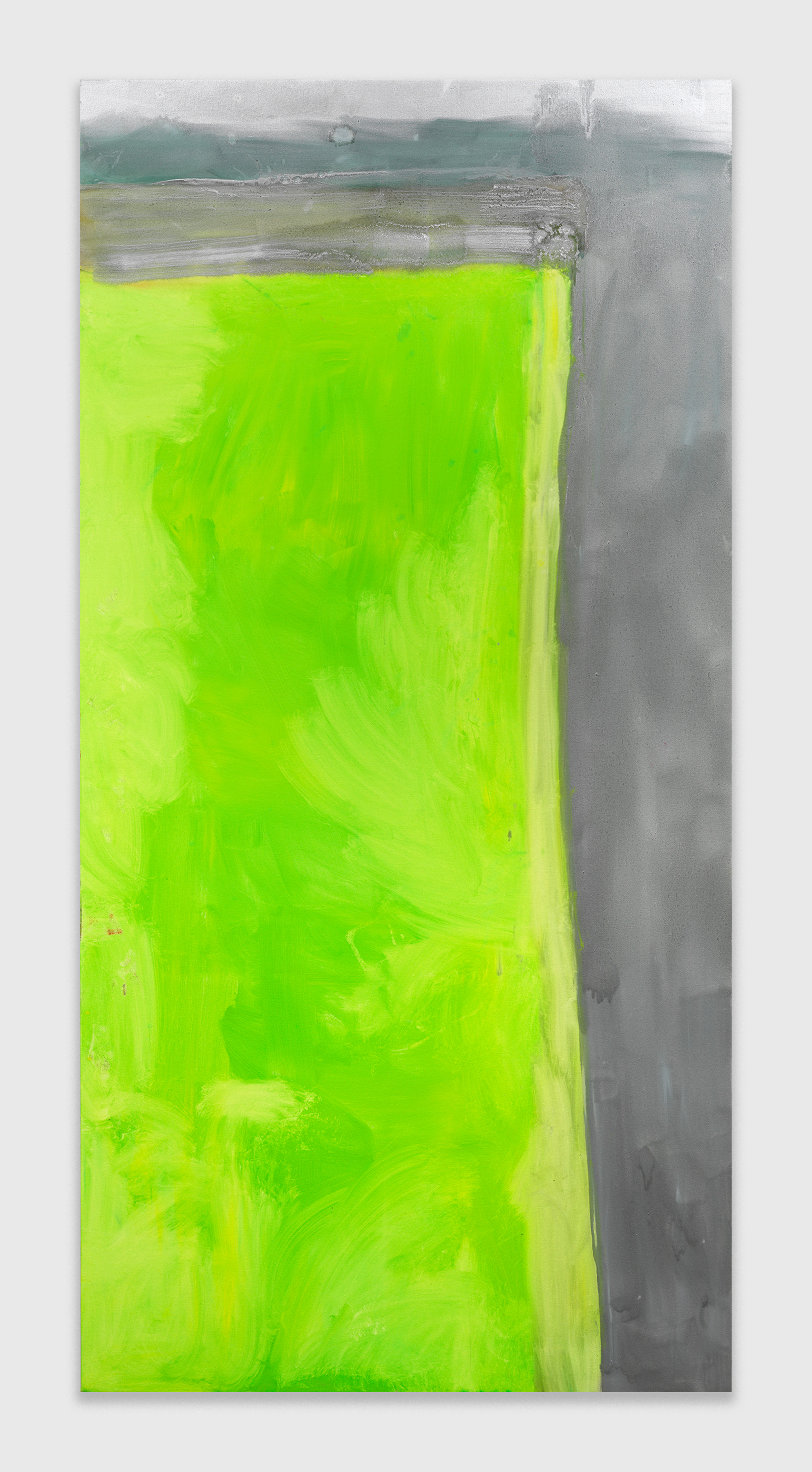 Jane Swavely, Light Trap #4, 2023, oil on canvas, 90 x 45 in.