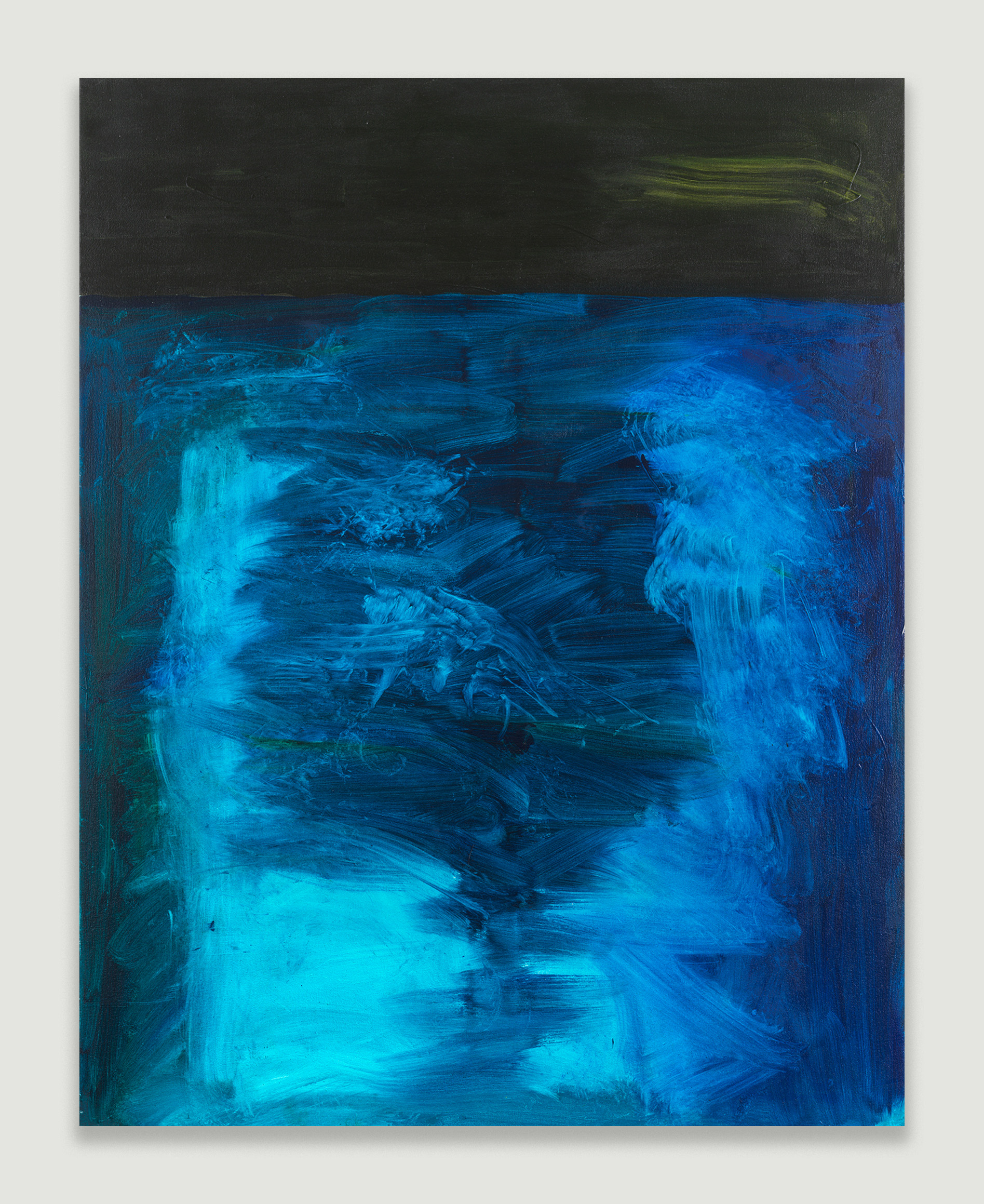 Jane Swavely, The Blue Light #5, 2019, oil on canvas, 56 x 44 in.