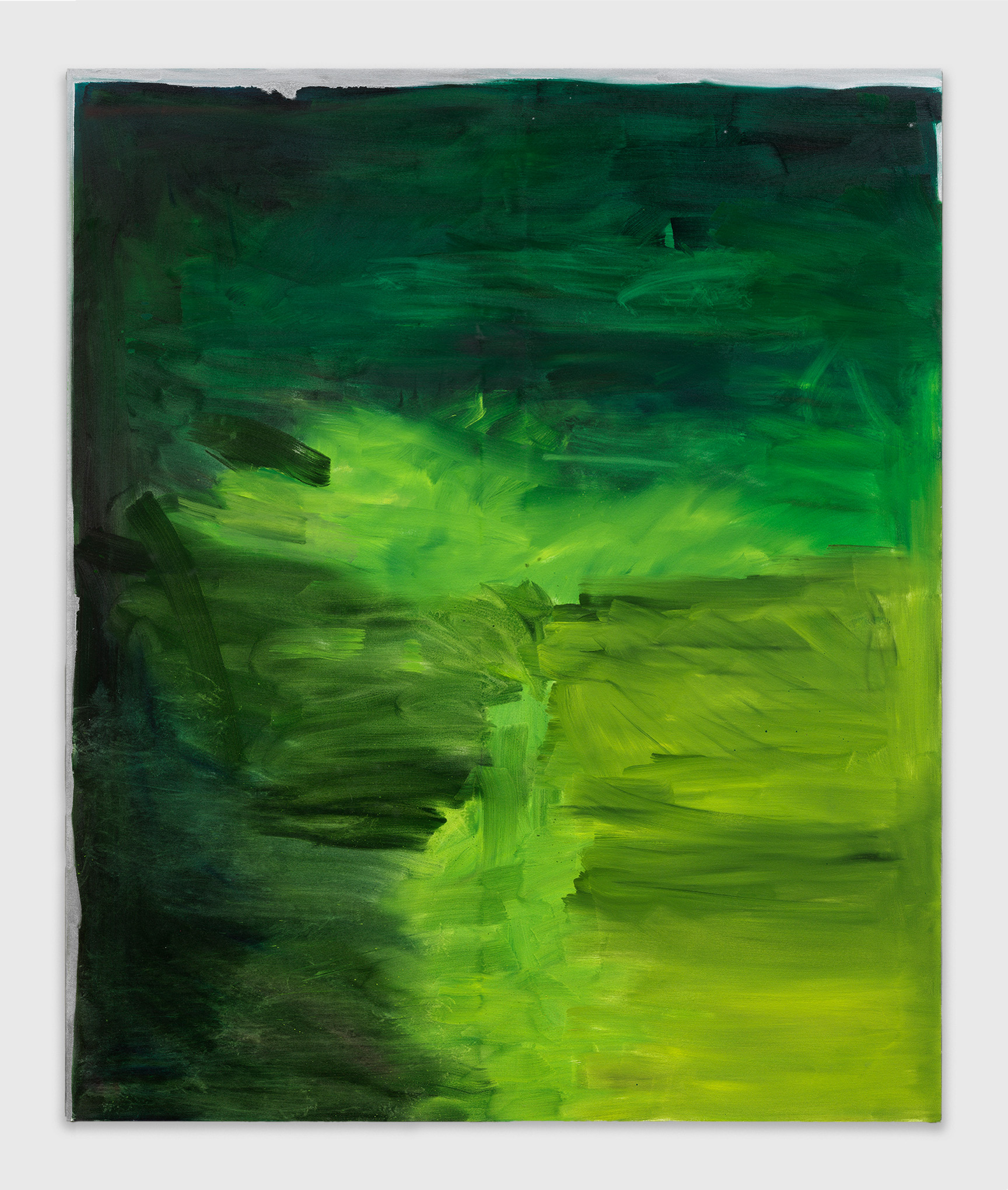 Jane Swavely, Silver Cad Rd OID, 2024, Oil on canvas, 73 x 61 in.