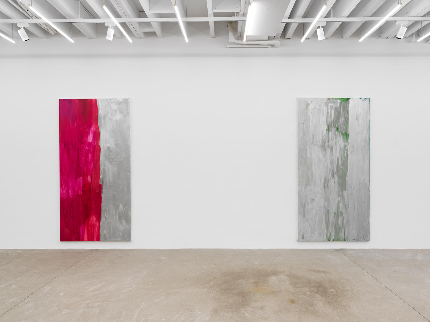 Installation view, Jane Swavely: Paintings, Magenta Plains, New York, NY, 2024