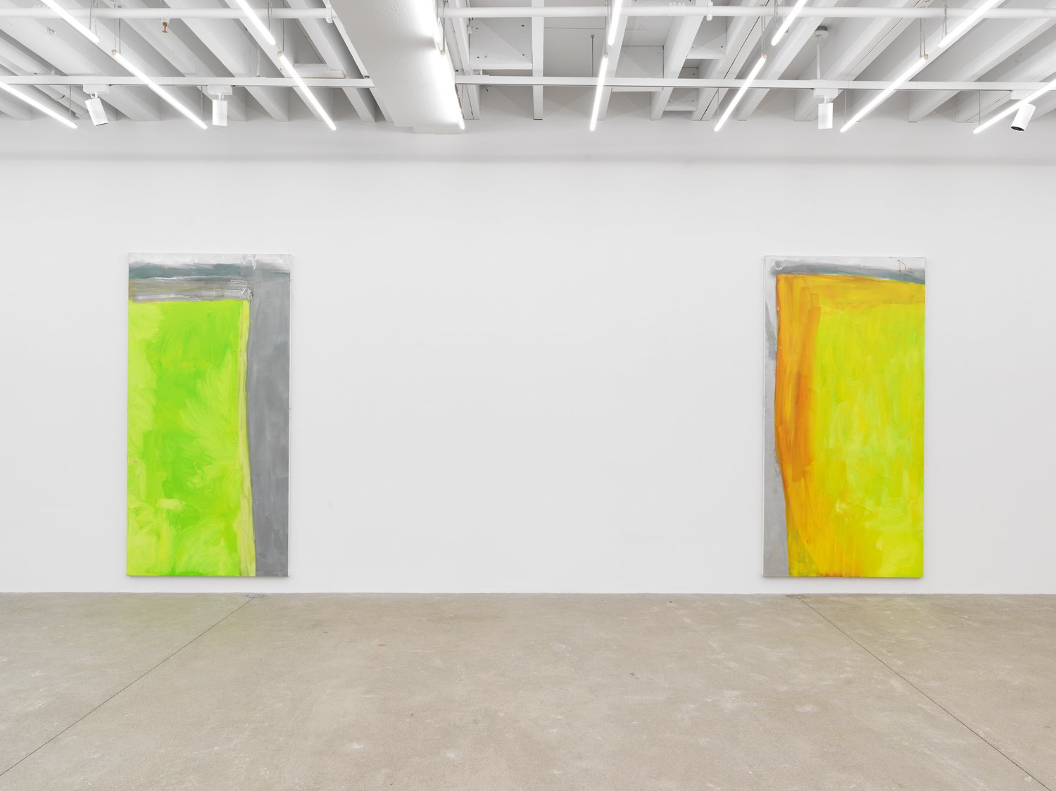 Installation view, Jane Swavely: Paintings, Magenta Plains, New York, NY, 2024