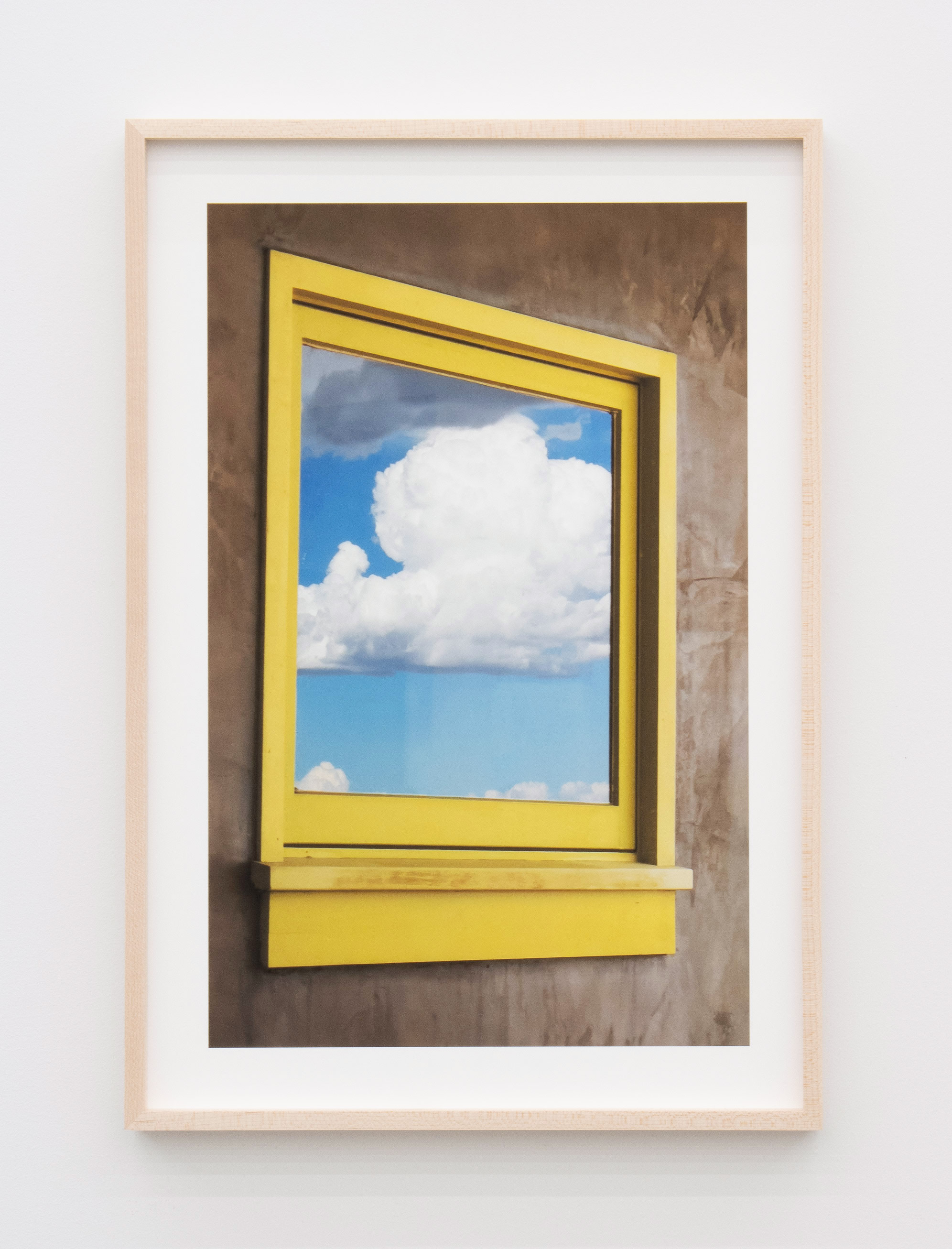 Jennifer Bolande, Window with Cloud, 2023, archival pigment print, 19 x 13 in. Edition of 3 + 1 AP.