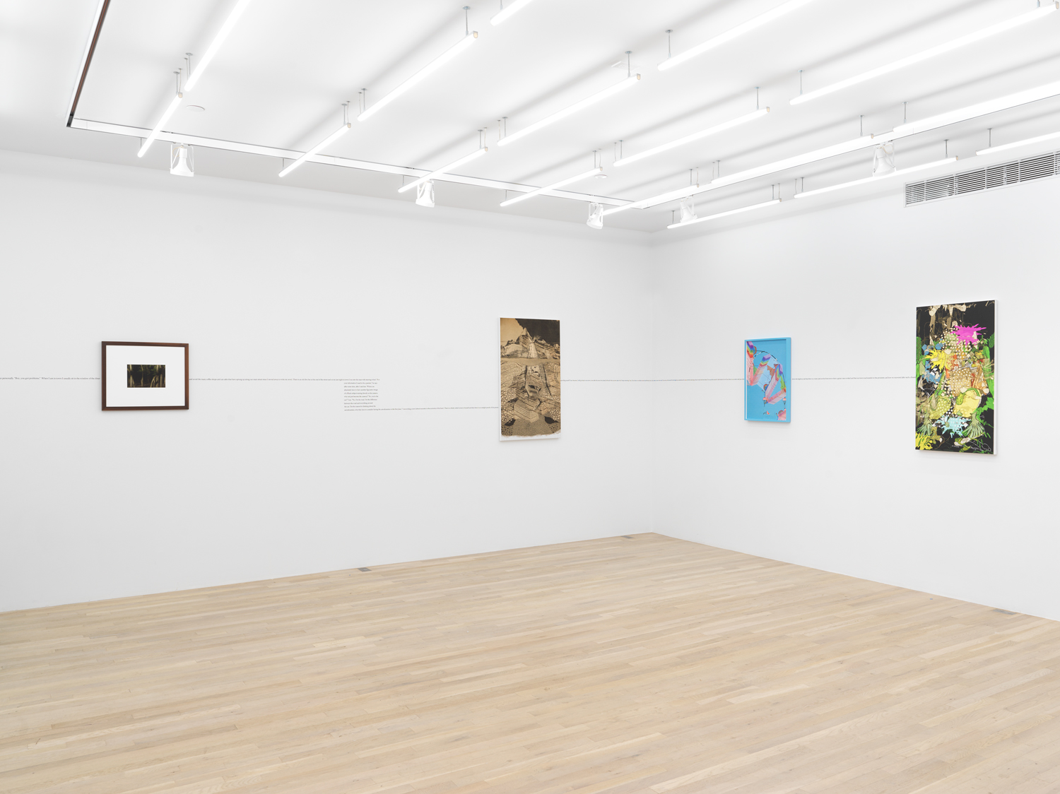 Installation view, Jibade-Khalil Huffman: The Double, Magenta Plains, New York, NY, 2023