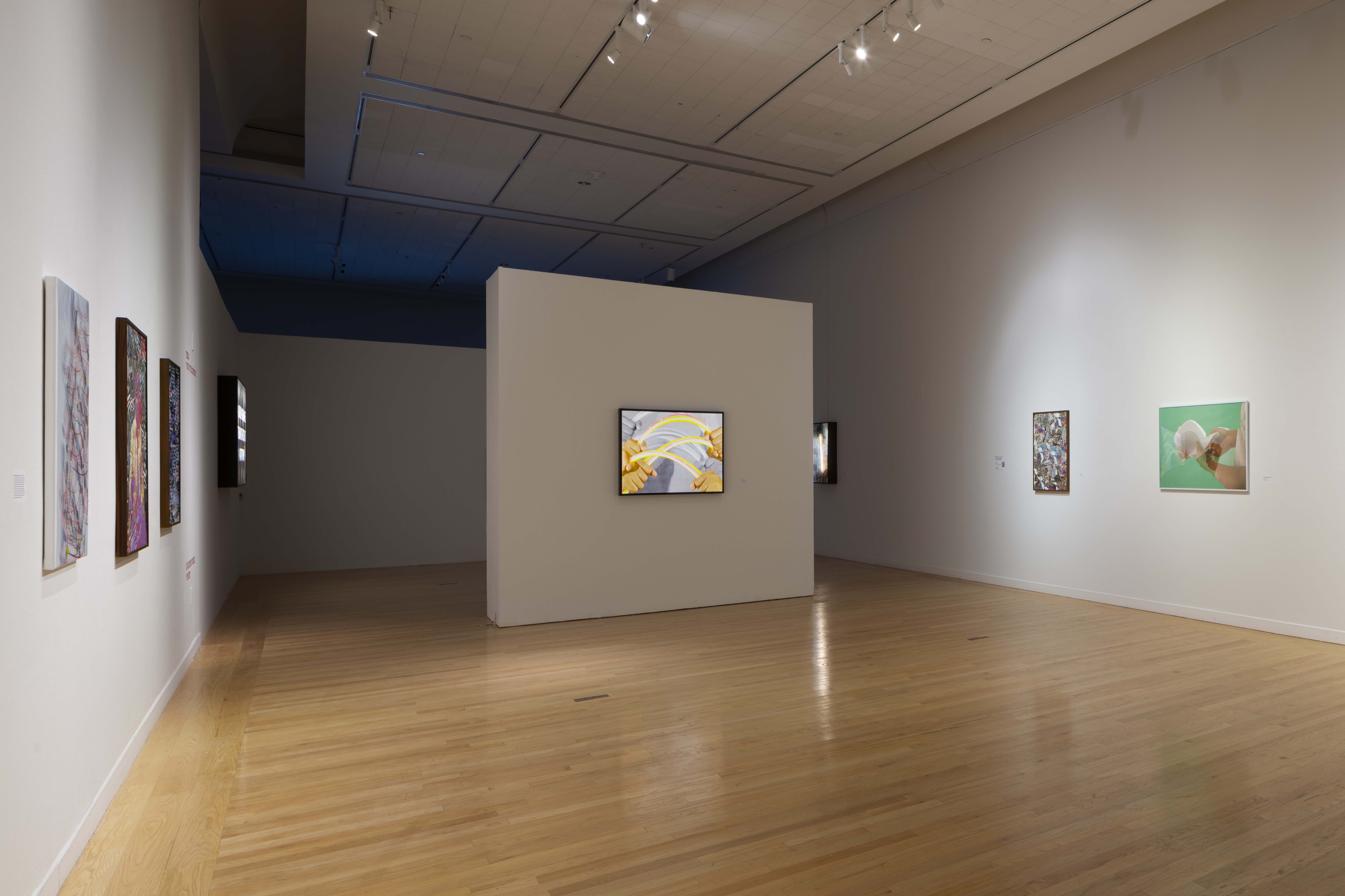 Installation view, Jibade-Khalil Huffman: Now That I Can Dance, Tufts University Art Gallery, Tufts University, Medford, MA, 2020. Photo: Peter Harris