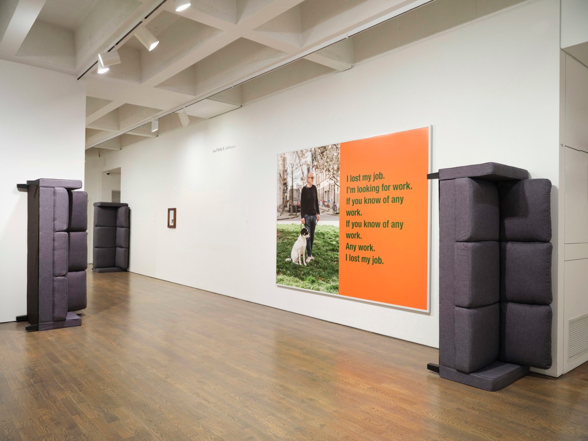 Installation view, Ken Lum: Death and Furniture, 2022, Art Gallery of Ontario, Toronto, ON, 2022. Image courtesy of the Art Gallery of Ontario.