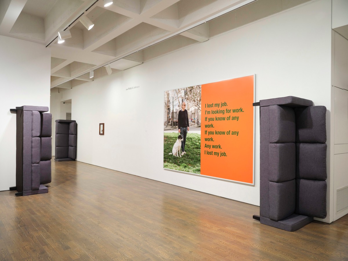 Installation view, Ken Lum: Death and Furniture, 2022, Art Gallery of Ontario, Toronto, ON 2022. Image courtesy of the Art Gallery of Ontario.