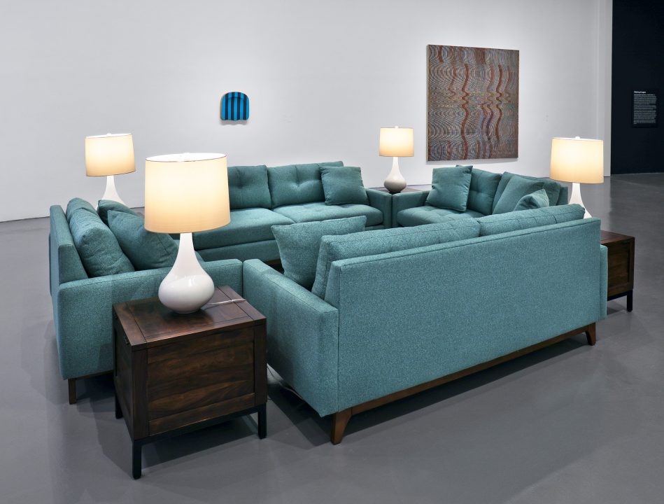 Ken Lum, Untitled Furniture Sculpture, 1980-, Sectional Furniture, dimensions variable. Image Courtesy of the Hirshhorn Museum and Sculpture Garden.