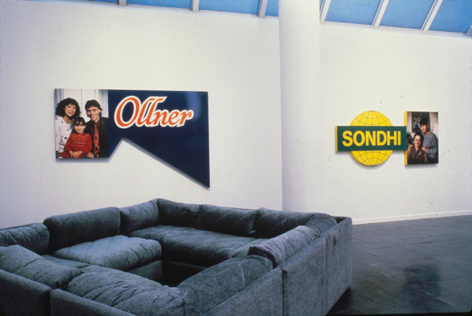 Installation view, Ken Lum in Damaged Goods: Desire and the Economy of the Object, New Museum, New York, NY 1986. Image courtesy of the New Museum.