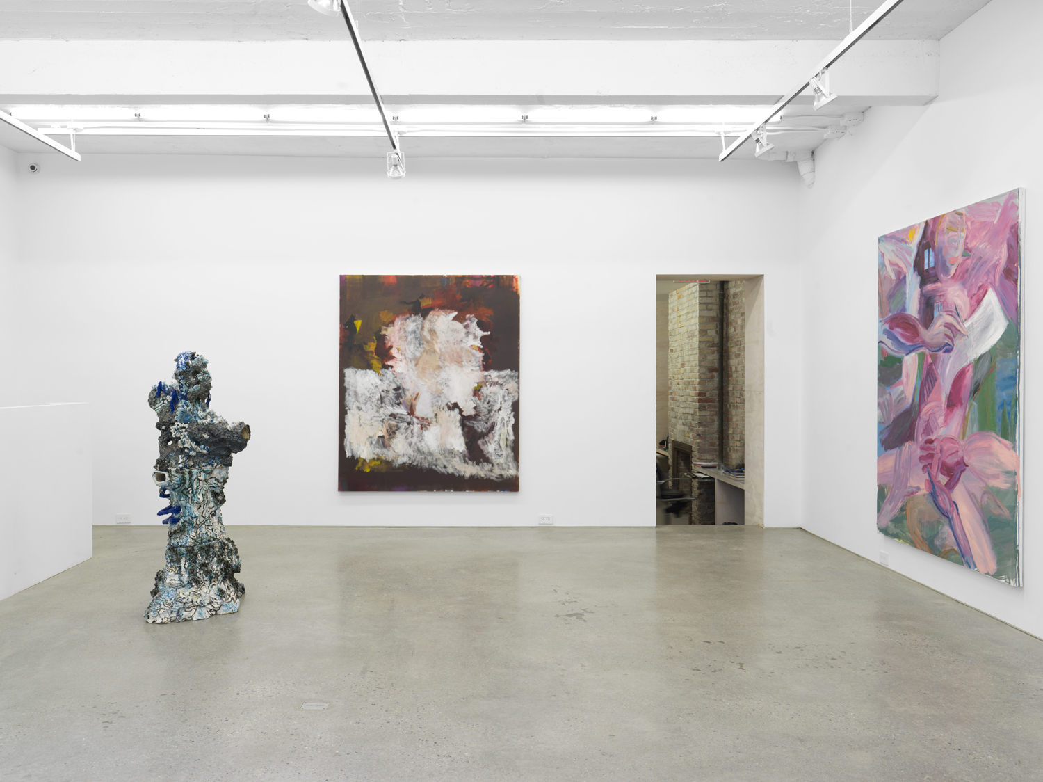 Installation view, Earthly Coil, Magenta Plains, New York, NY, 2021.