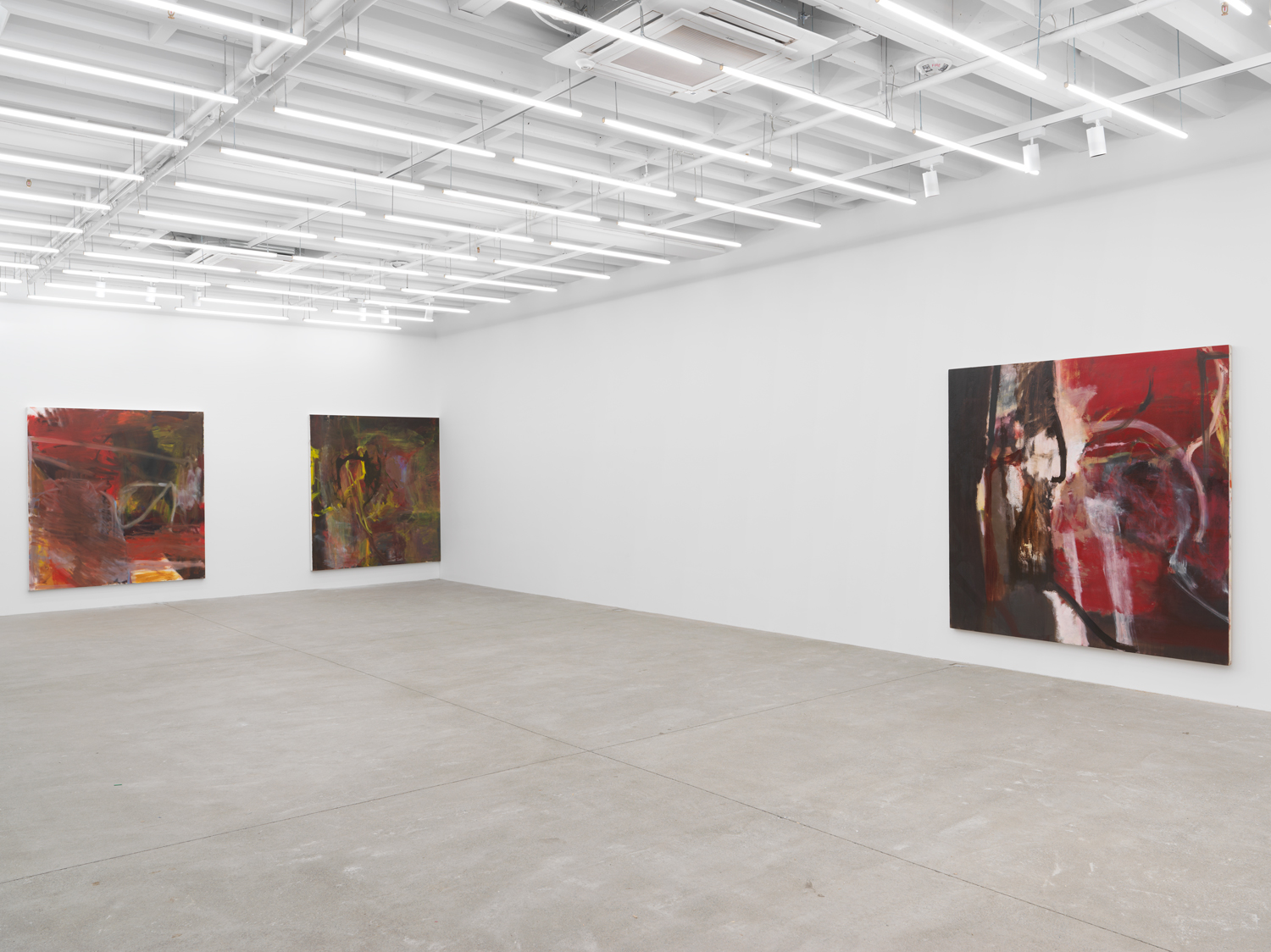 Installation view, Liza Lacroix: you whores in my heart, Magenta Plains, New York, NY, 2022