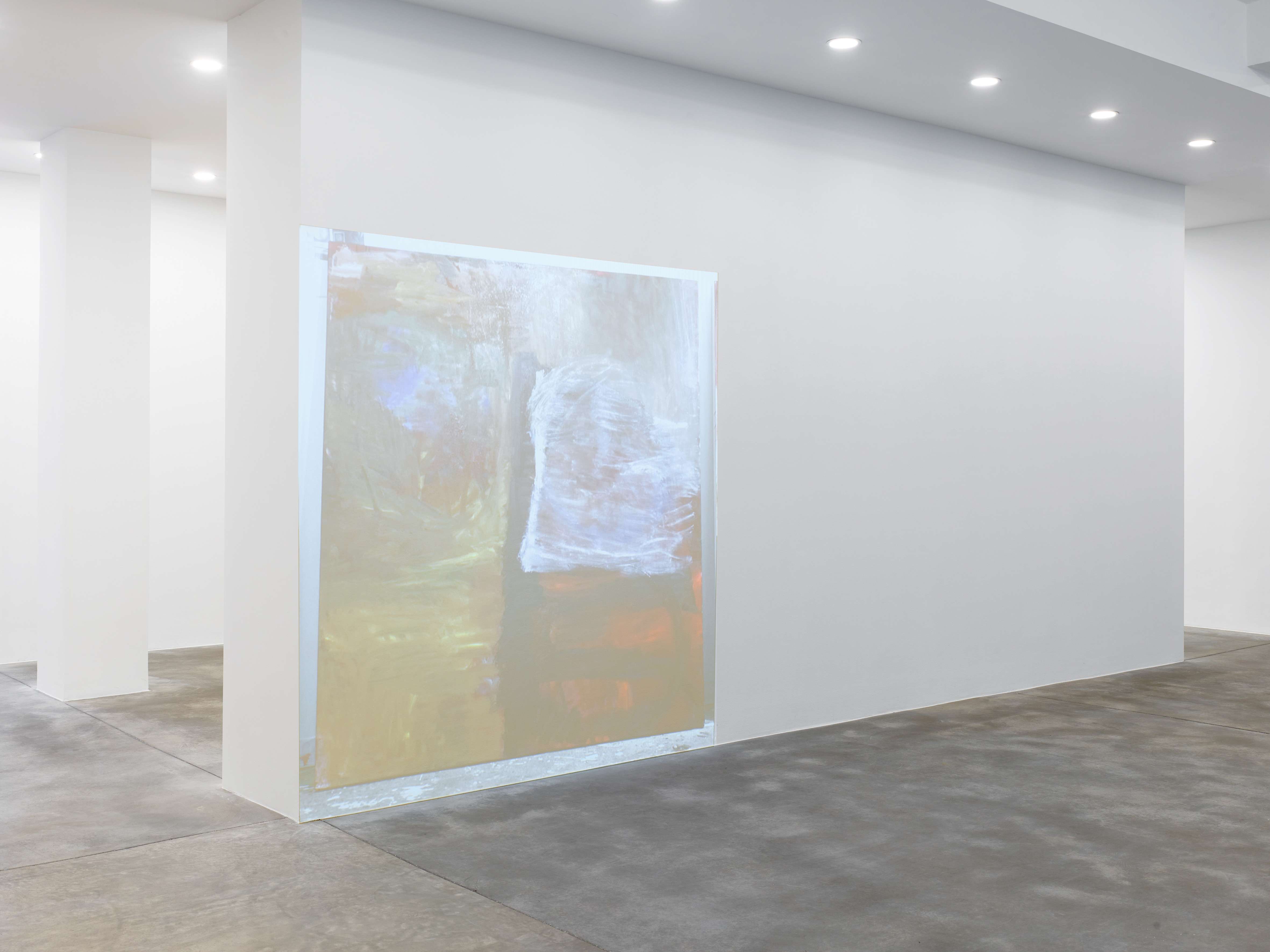 Installation view, Liza Lacroix: try laughing at something, Galerie Gisela Capitain, Cologne, DE 2023. Photography by Simon Vogel.