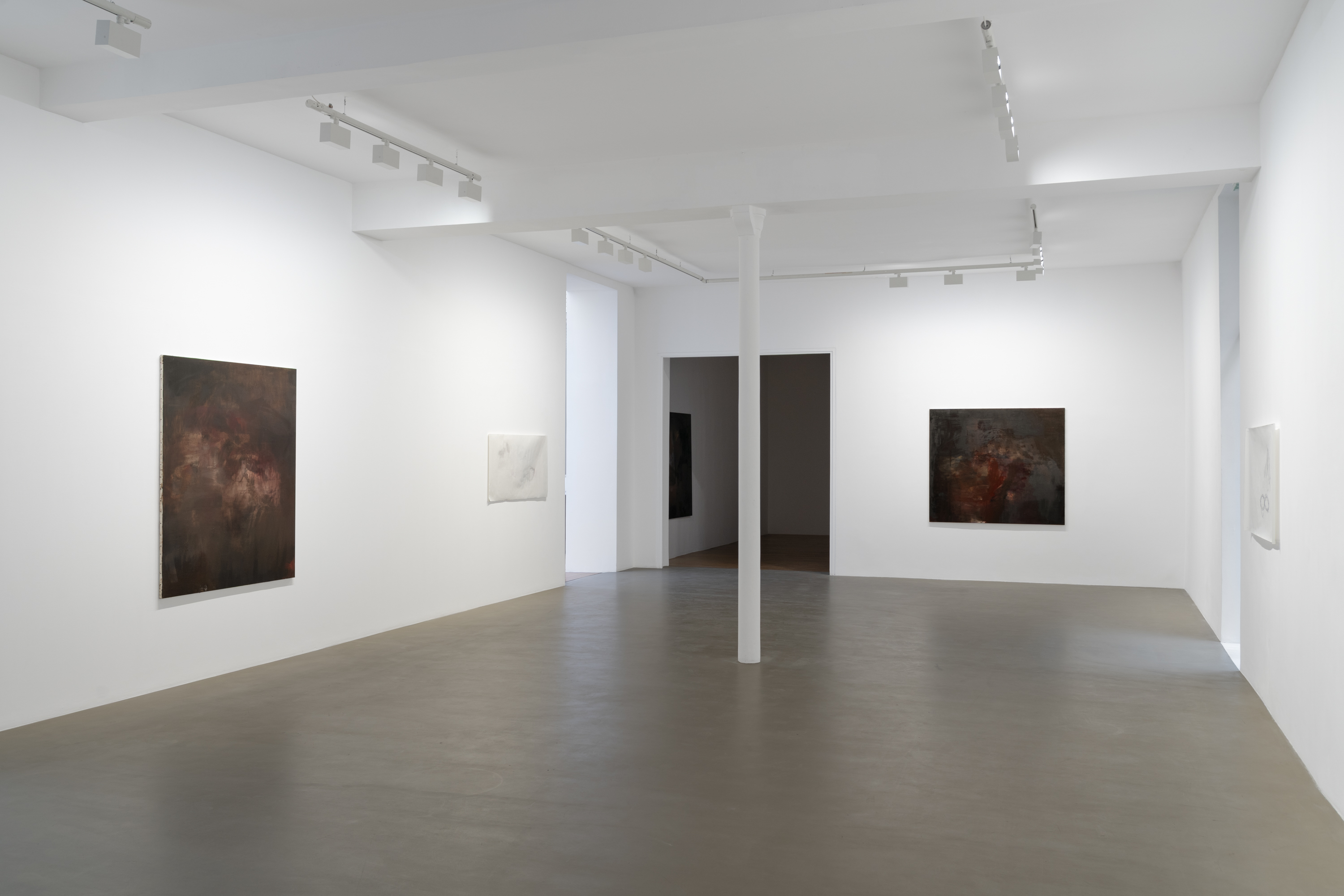 Installation view, XXX, she's so beautiful, Galerie Chantal Crousel, Paris, FR 2025. Photography by Jiayun Deng.