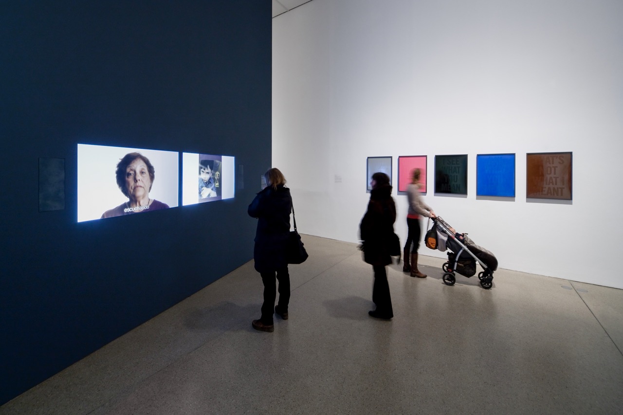 Installation view, Matt Keegan in Haunted: Contemporary Photography/Video/Performance, Guggenheim Museum Bilbao, ES 2010