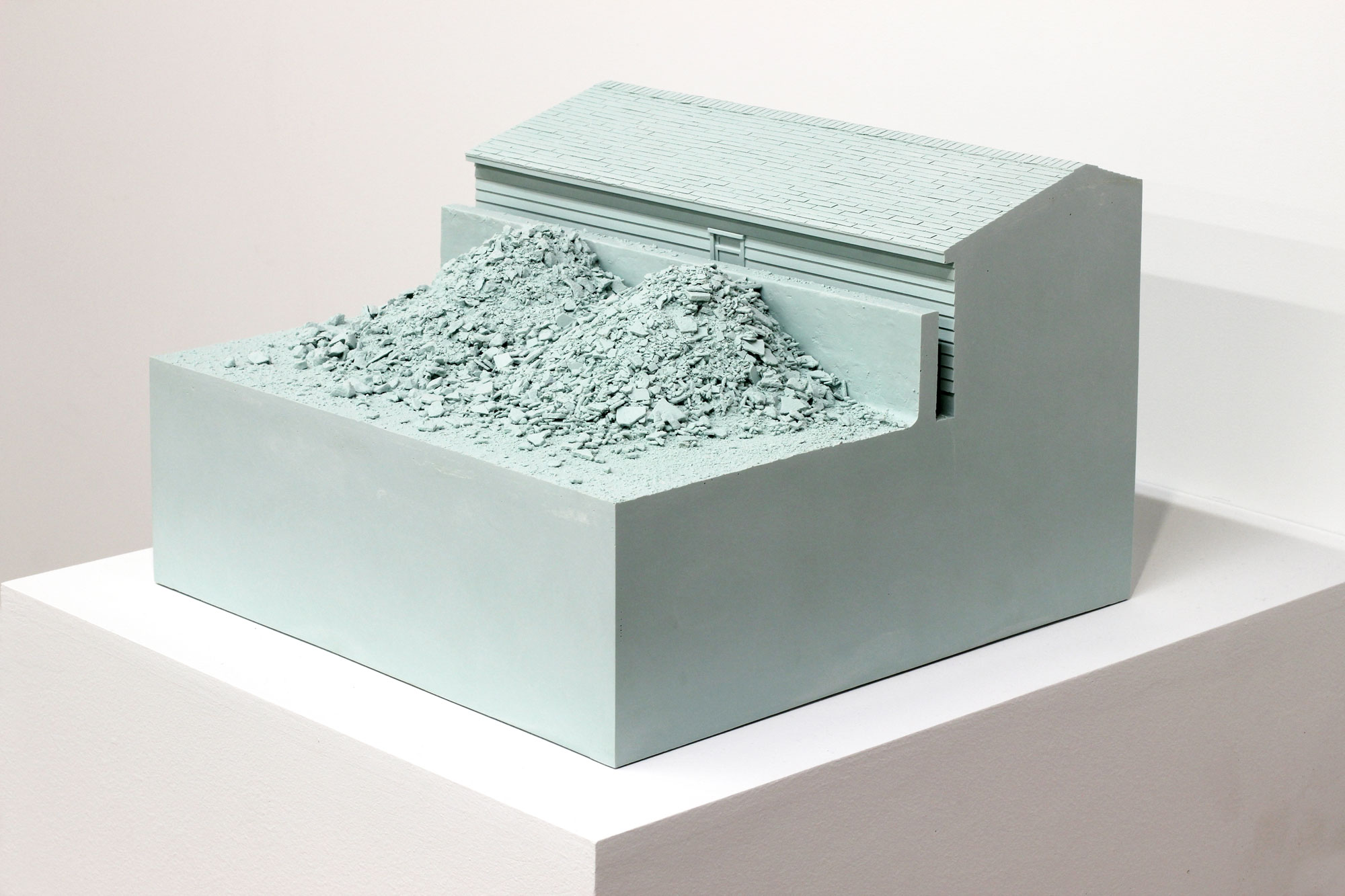 Nathaniel Robinson, Repose, 2015, pigmented polyurethane resin, 10.5h x 14w x 14d in.