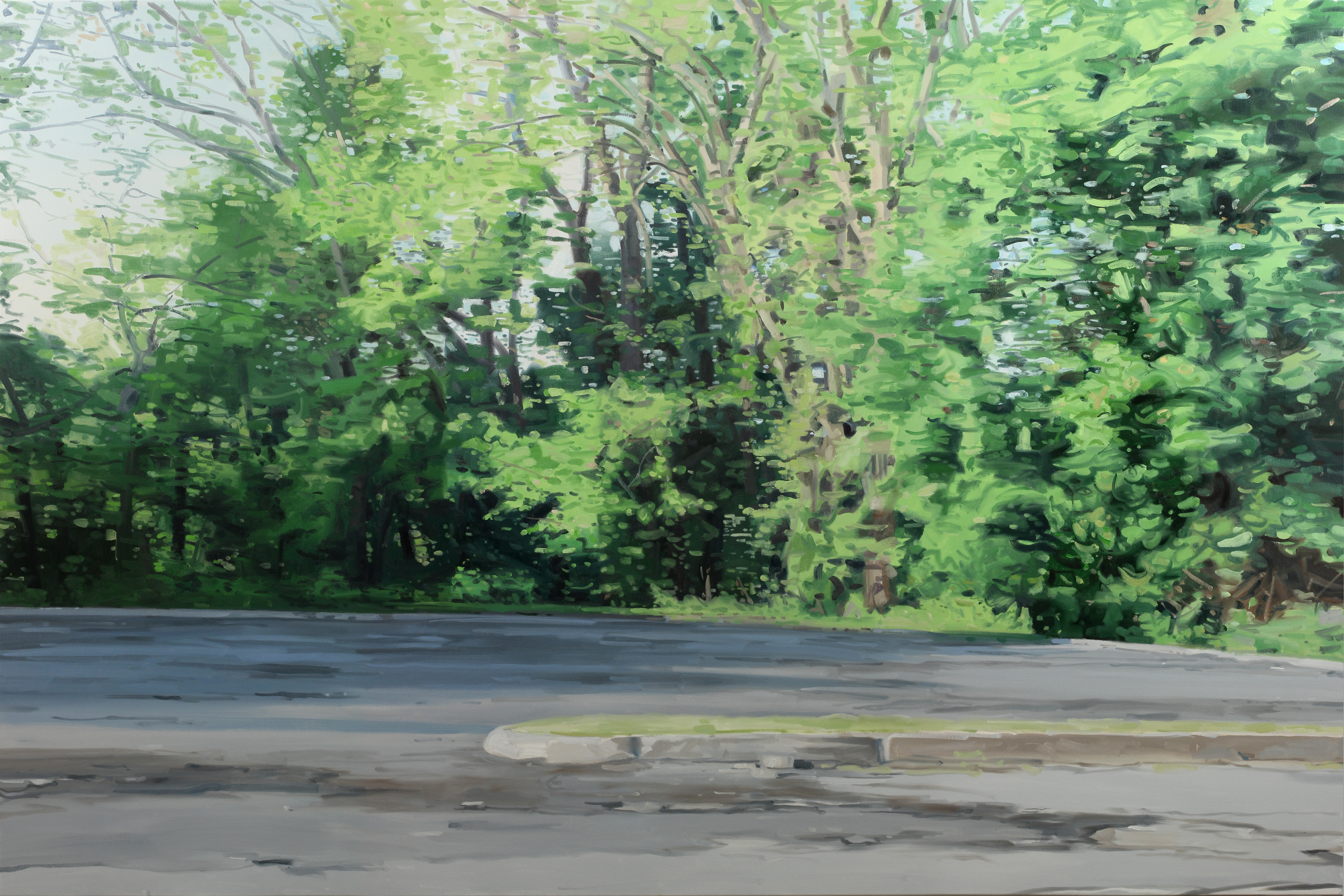 Nathaniel Robinson, Untitled, 2020, oil on canvas, 72h x 108w in.