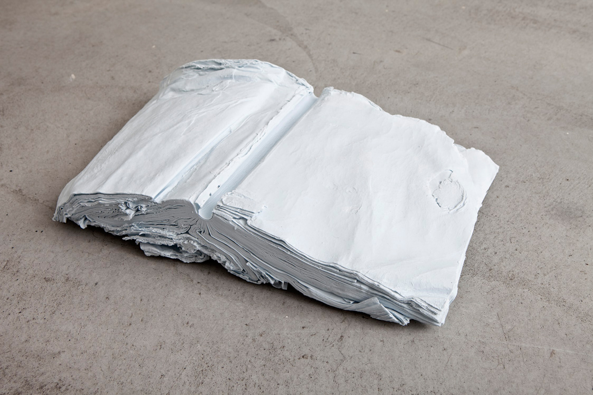 Nathaniel Robinson, Free Information, 2010, pigmented polyurethane resin, 3.25h x 16.75w x 11.25d in.