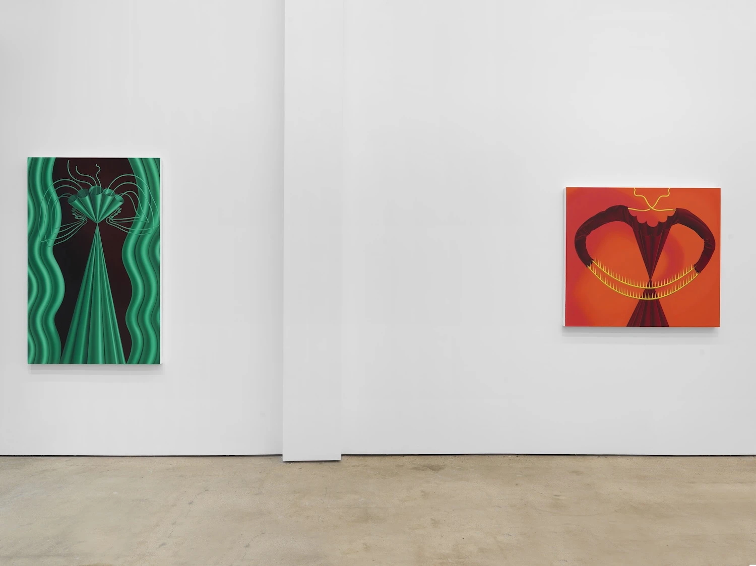 Installation view, Lay Figure, François Ghebaly, New York, NY, 2022