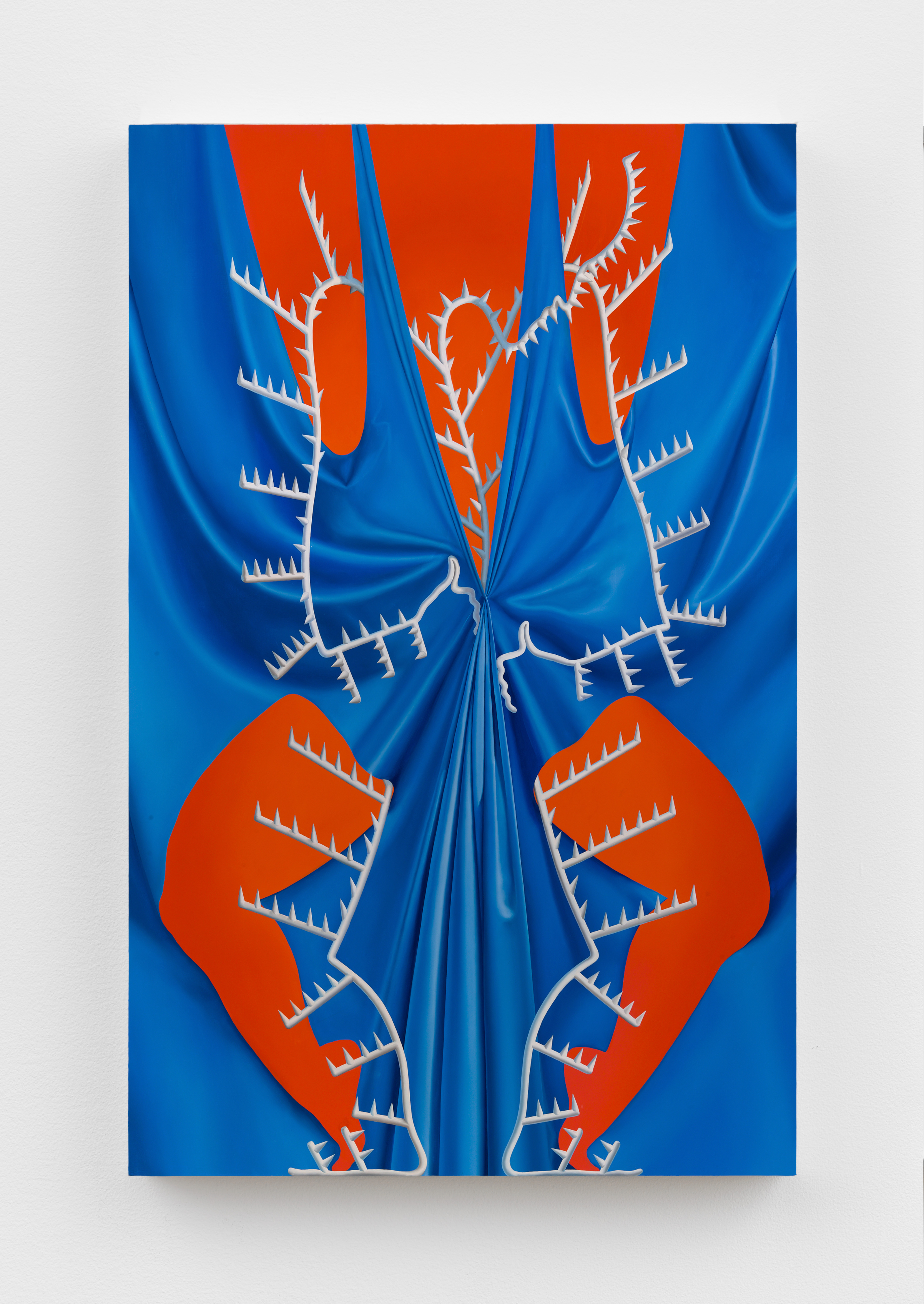 Sascha Braunig, Deep V, 2019, Oil on linen over panel, 60 x 38 in.