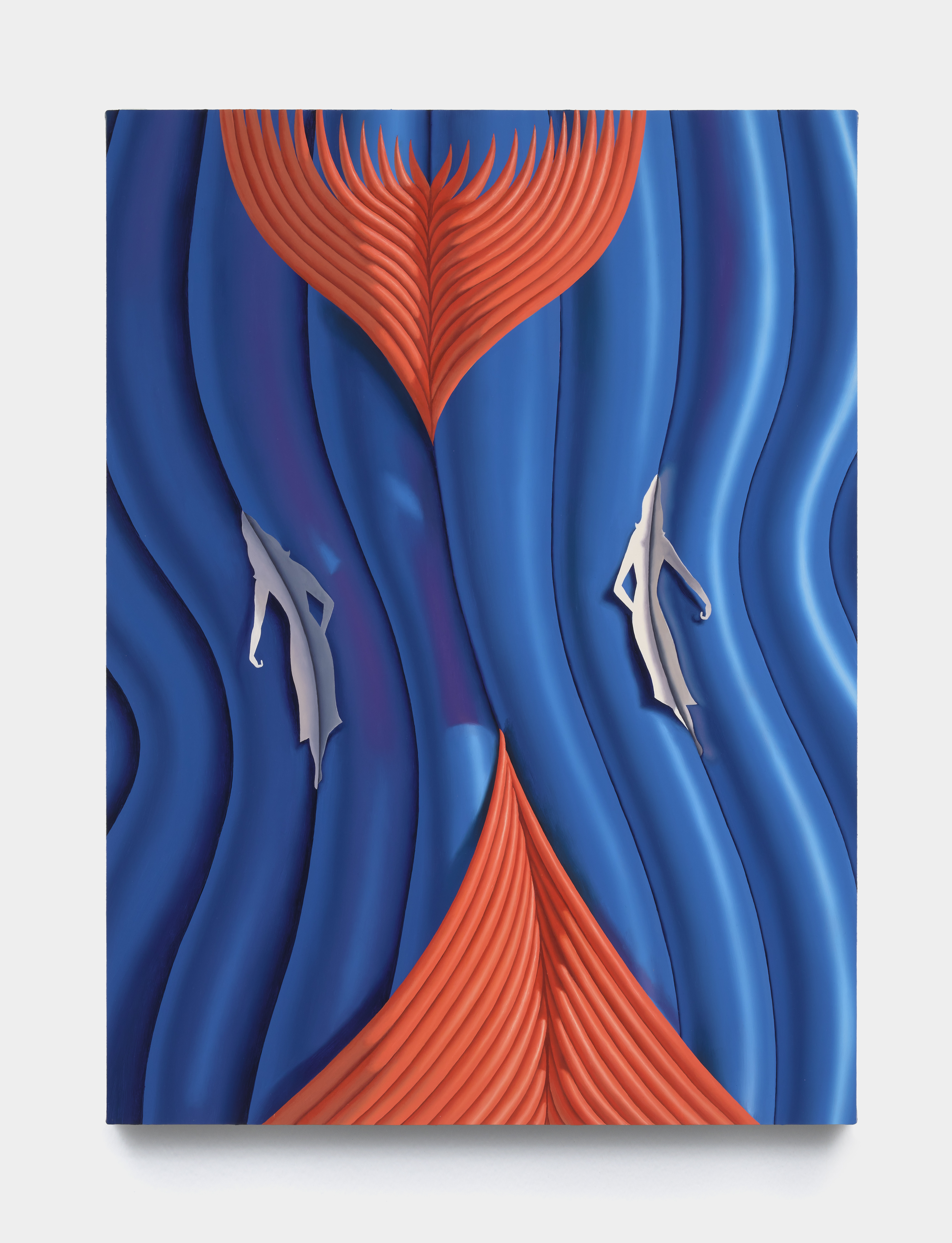 Sascha Braunig, Firebird, 2024, oil on linen over panel, 27 x 20 in.