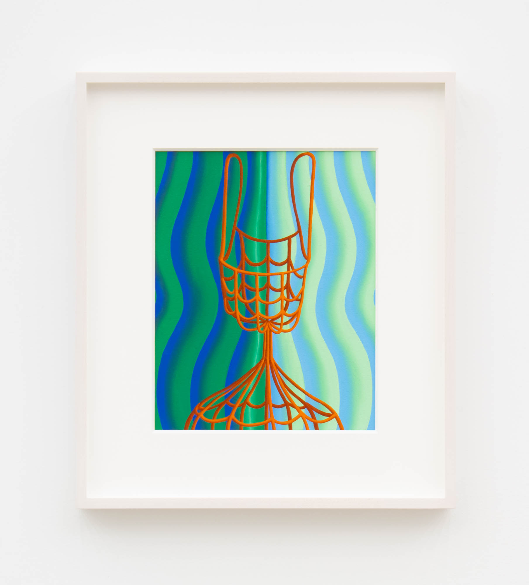 Sascha Braunig, Antennae, 2023, Oil on Arches oil paper, 10 x 8 in.