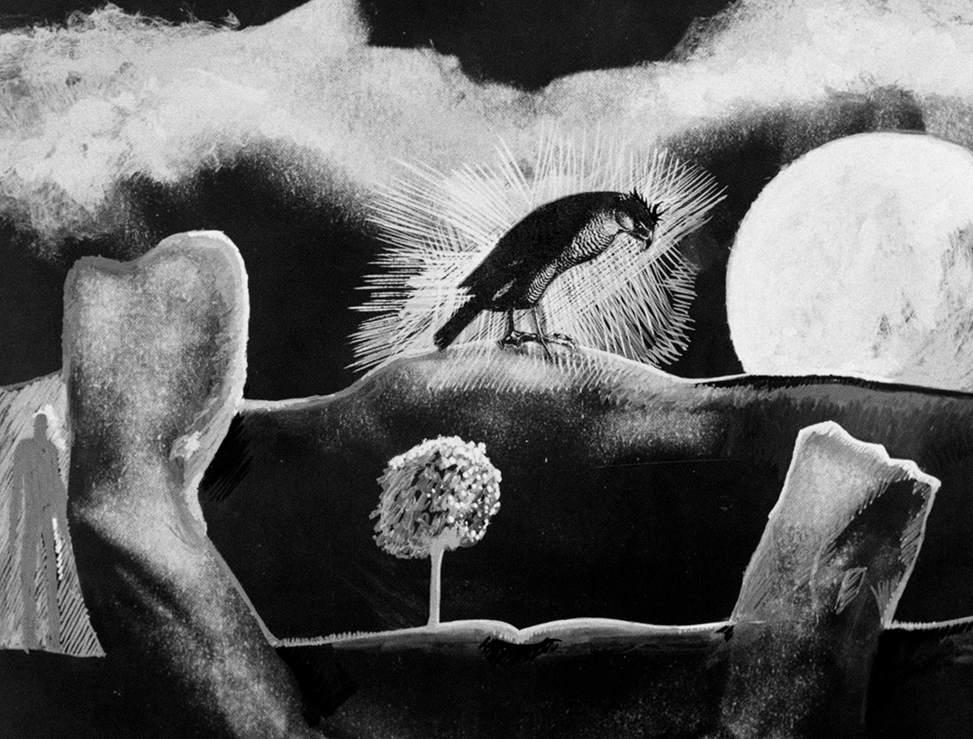 Stan VanDerBeek, See Saw Seems (still), 1965, 35mm film and digital transfer, black and white, sound, 9:06 min