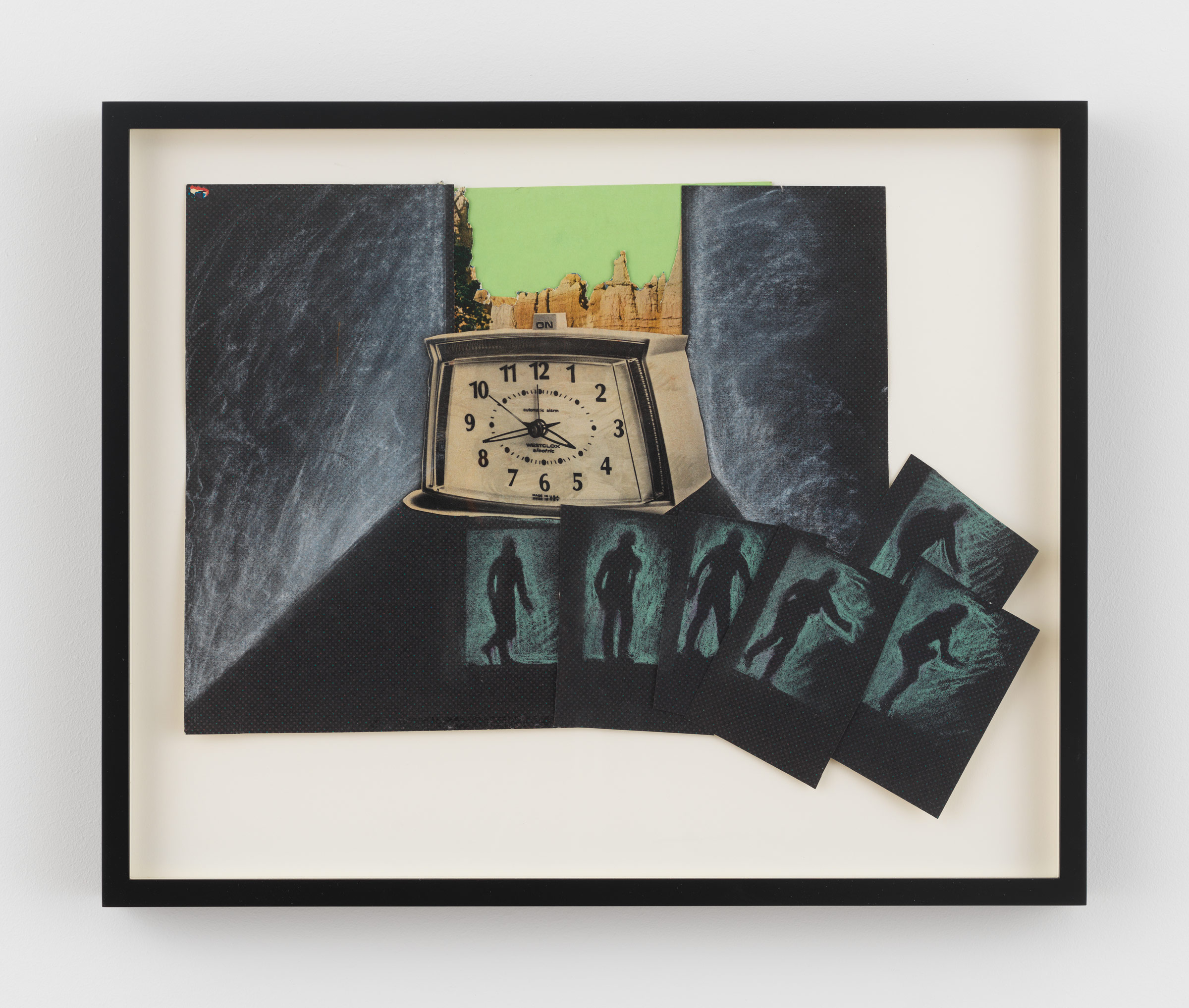 Stan VanDerBeek, Untitled, 1978-83, pastel and collage on billboard paper, 12 1/2 × 17 in.