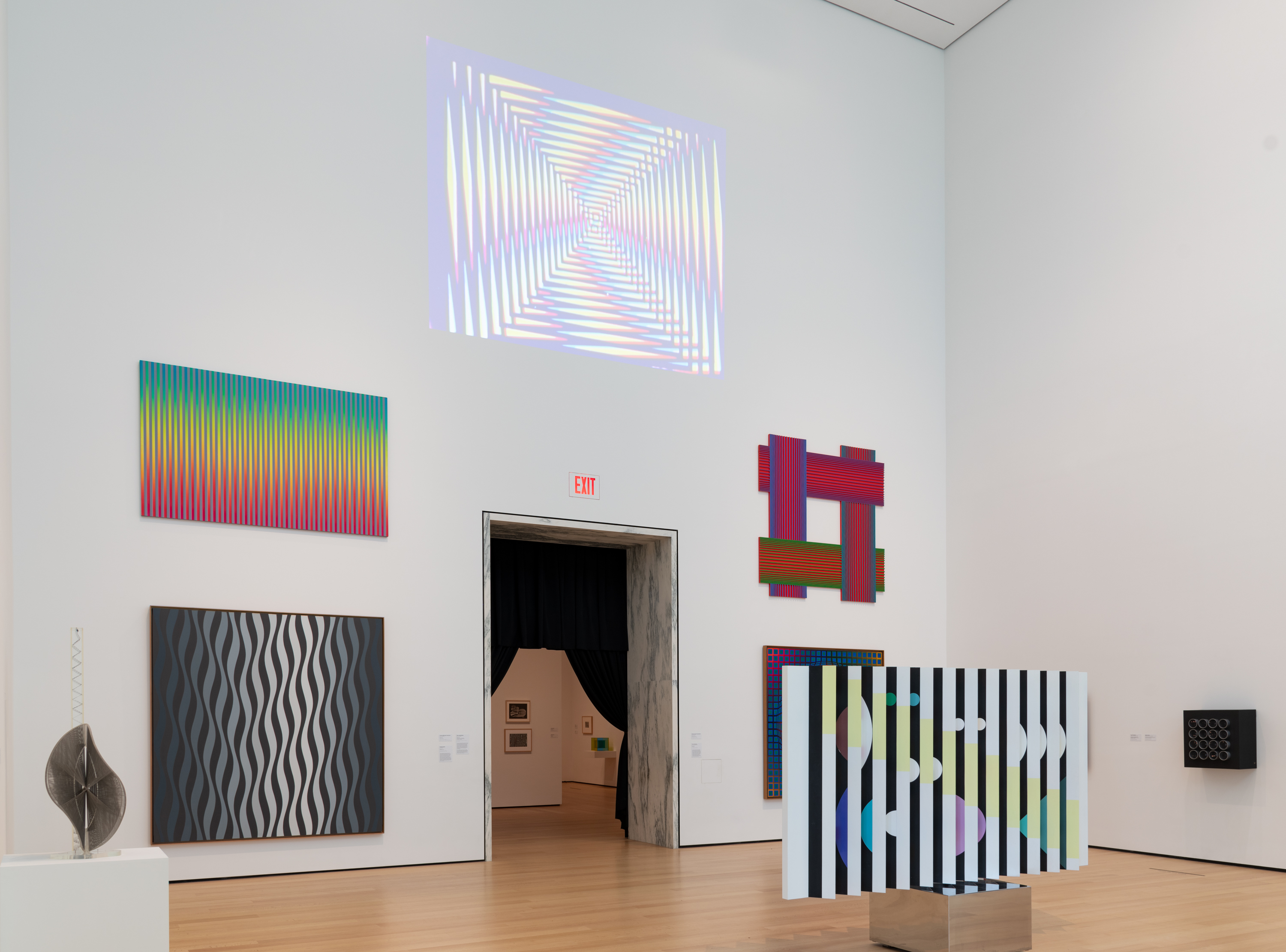 Installation view, Electric Op, Buffalo AKG Art Museum, Buffalo, NY, 2025