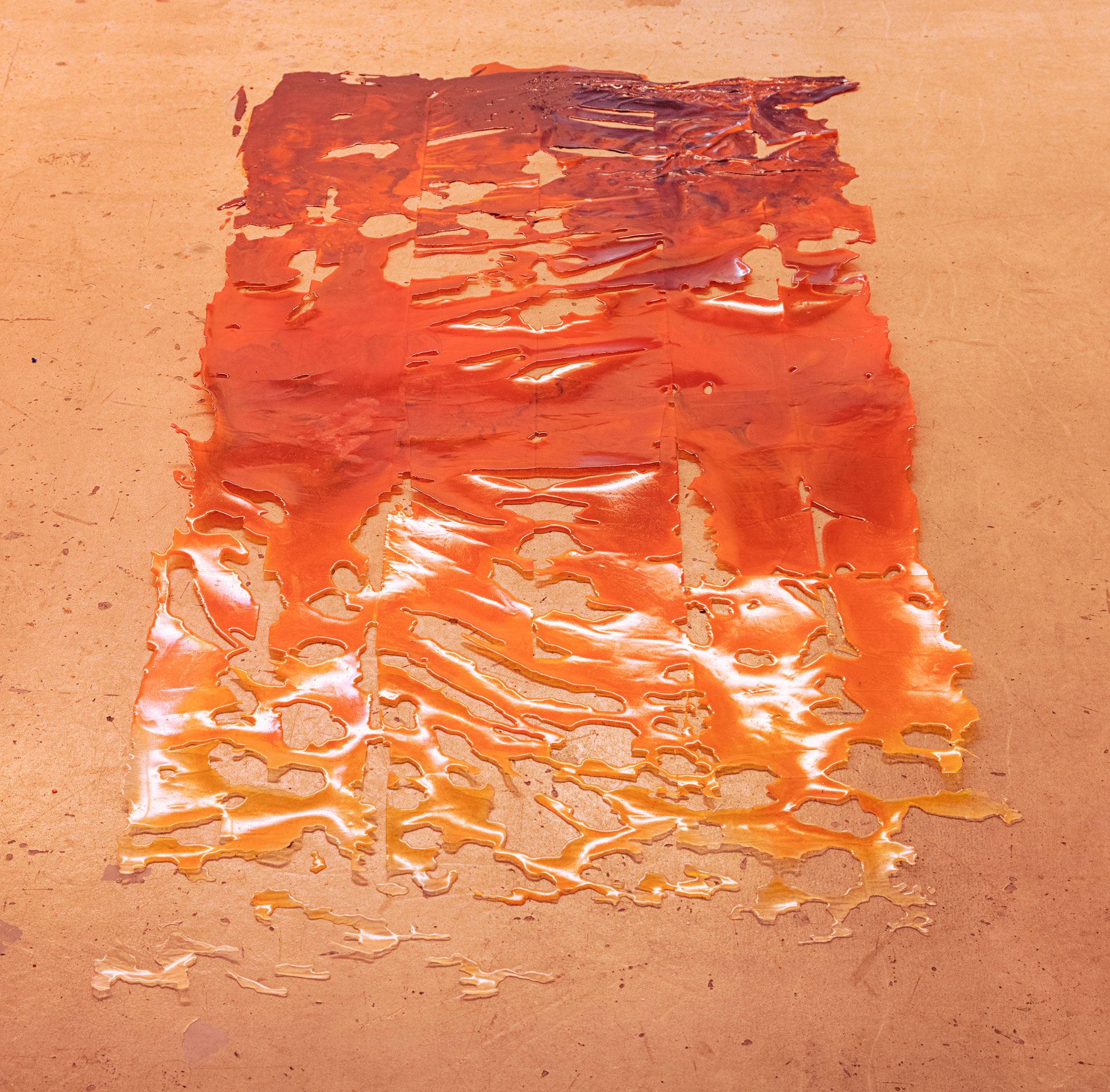 Tiril Hasselknippe, Resting Dawn (Sandra), 2017, epoxy, pigment, 78h x 40w in.