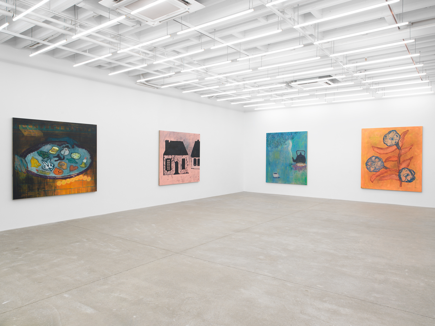 Installation view, Zach Bruder: Clear Arrears, Magenta Plains, New York, NY 2023