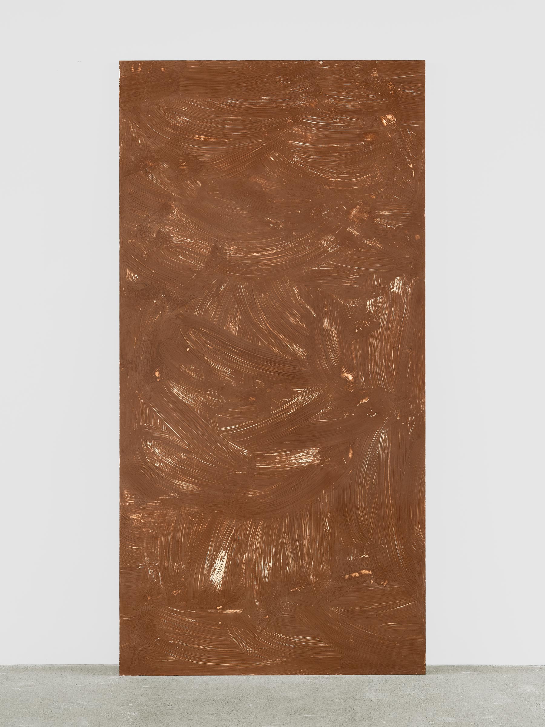 Alex Kwartler, Night Sky V, 2022, Venetian plaster on plywood, 96 x 48 in.