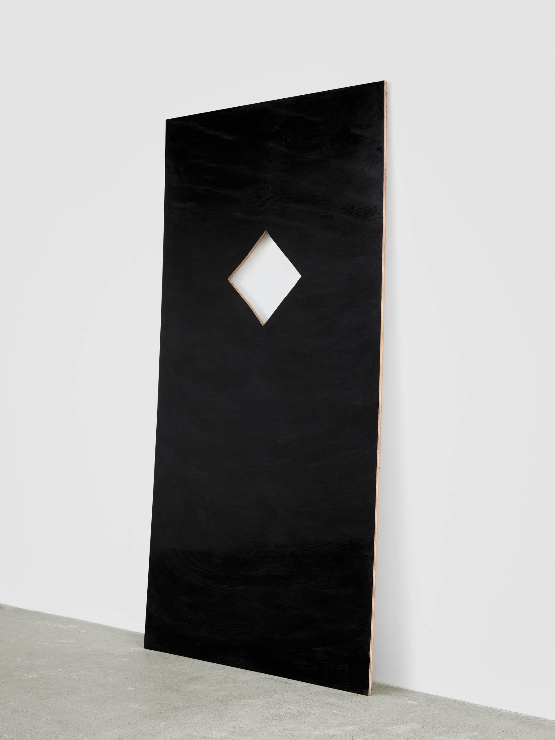 Alex Kwartler, Sky / Mirror, 2022, Venetian plaster on plywood, 96 x 48 in.