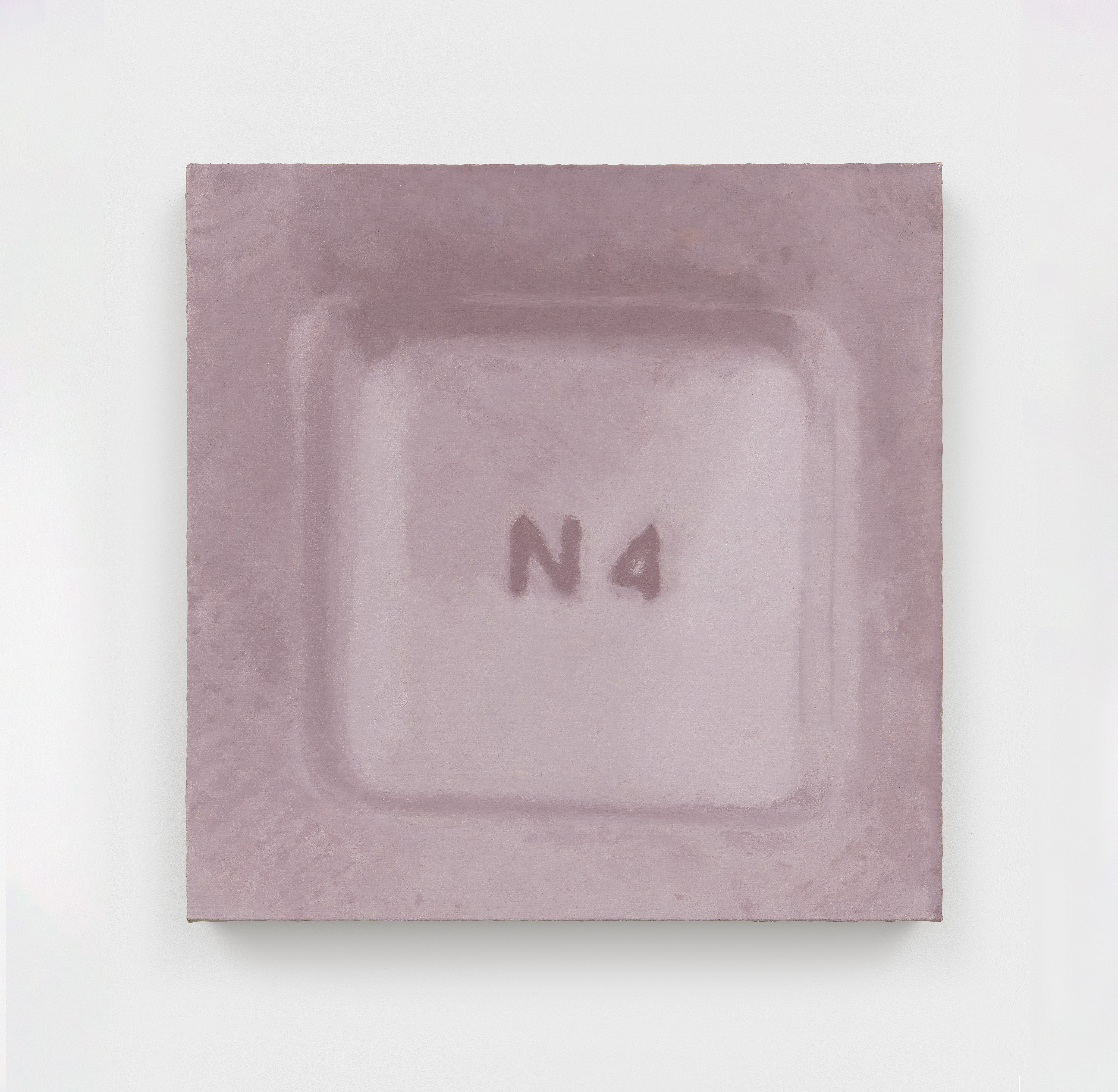 Alex Kwartler, Nicorette, 2024, Oil on canvas, 16 x 16 in.