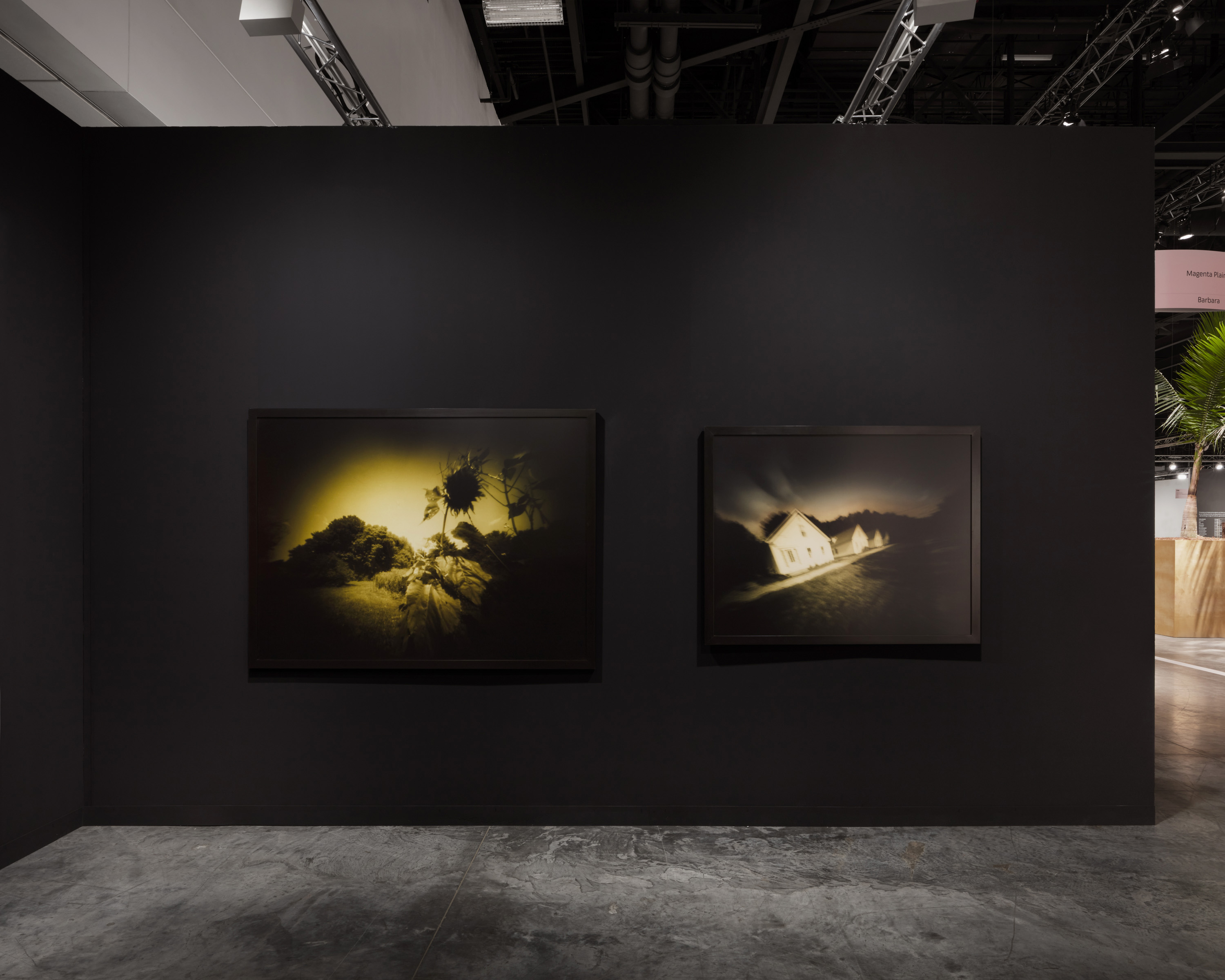 Installation view, Barbara Ess: Fugitive Enigma, Art Basel Miami Beach, Magenta Plains, Miami Beach, FL 2022.