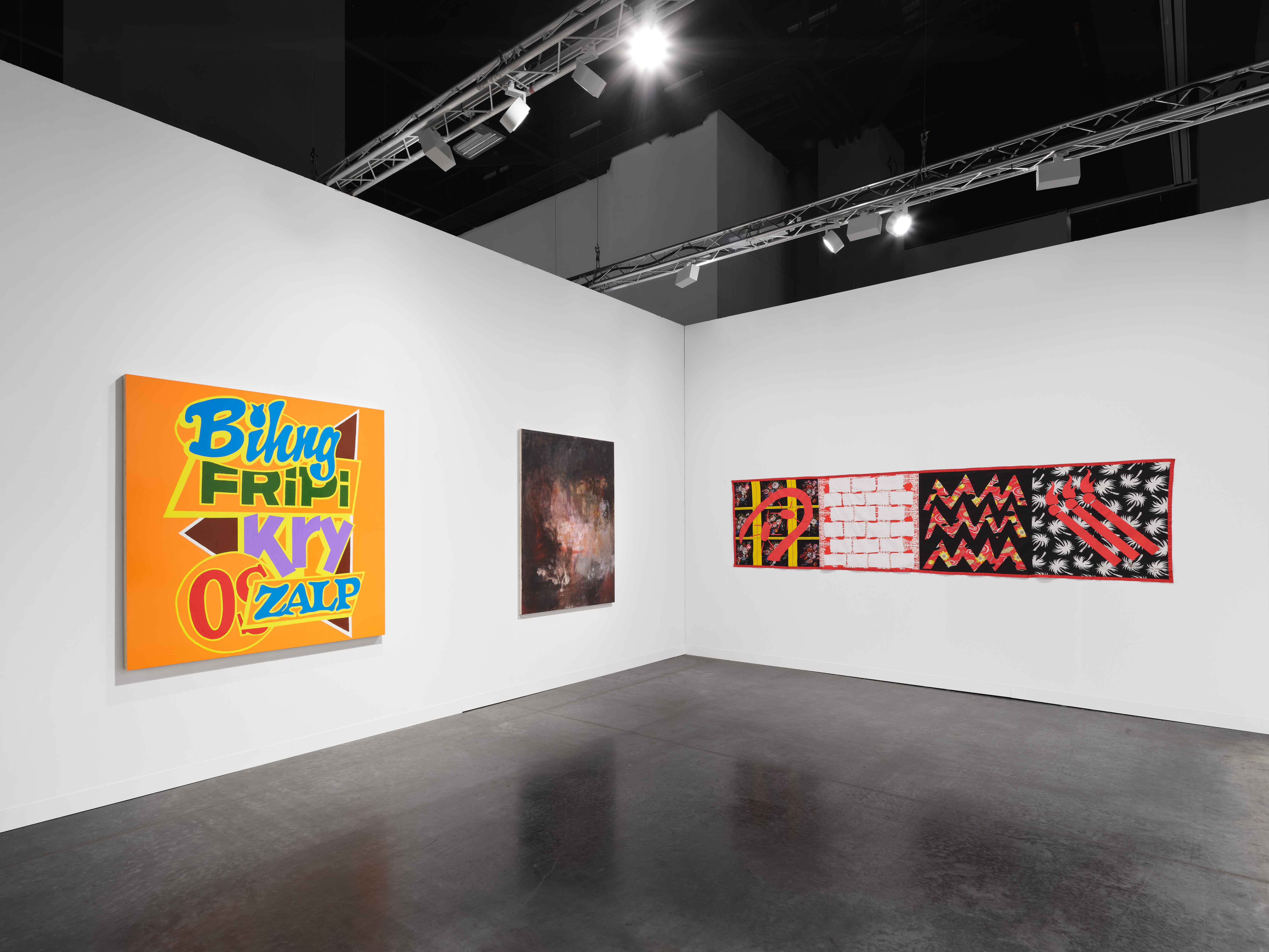 Installation view, Magenta Plains at Art Basel Miami Beach, Miami, FL, 2024. Photography courtesy of Olympia Shannon.