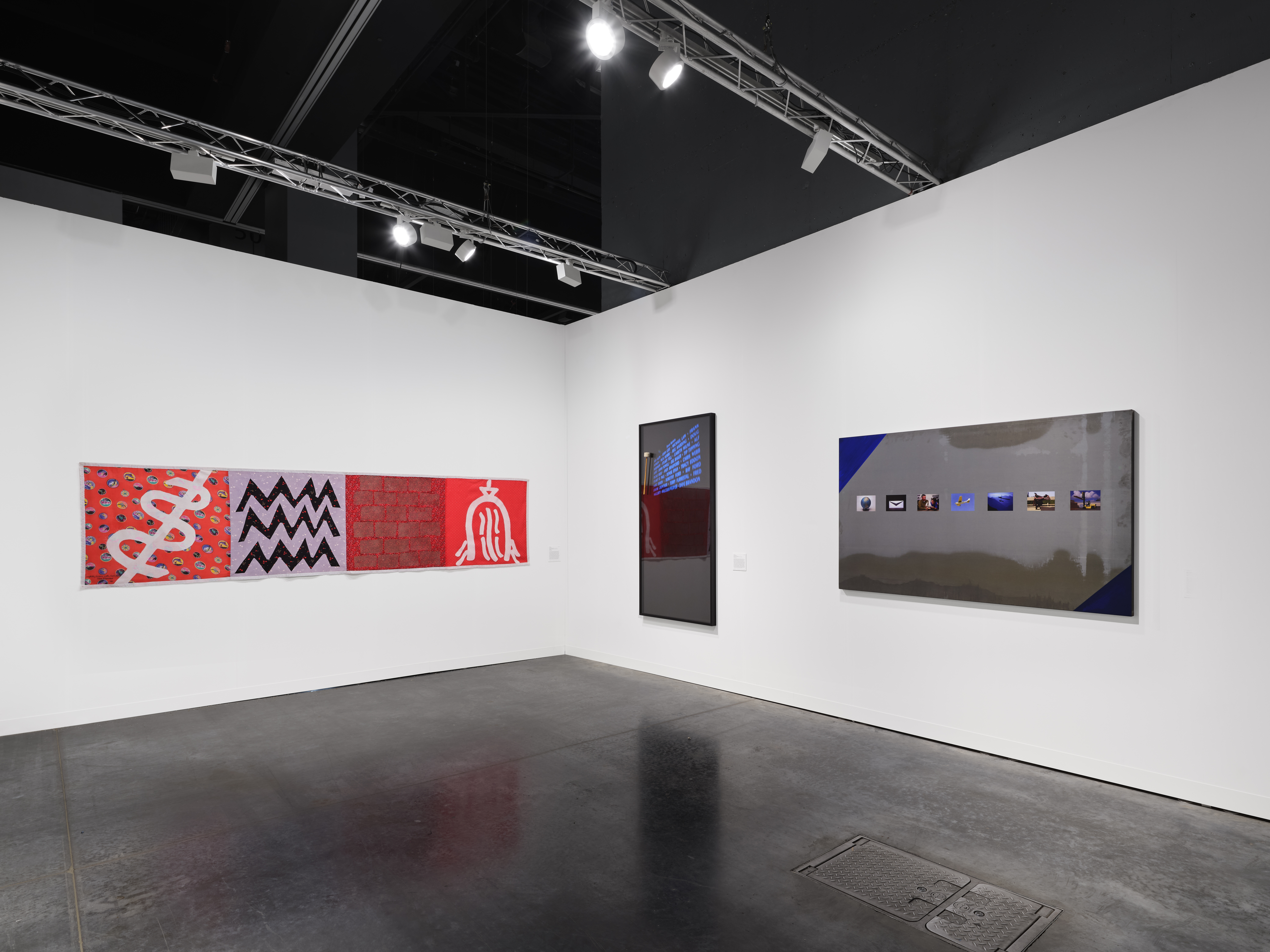 Installation view, Magenta Plains at Art Basel Miami Beach, Miami, FL, 2024. Photography courtesy of Olympia Shannon.